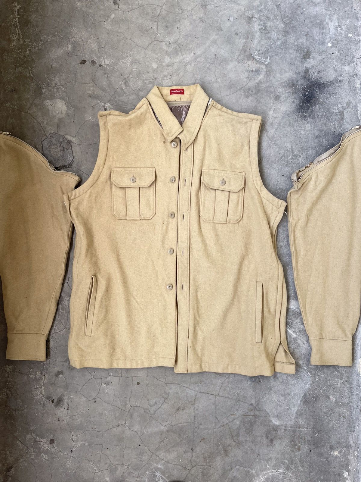 Jun Takahashi × Undercover A/W1998-1999 Undercover Small Part Wool Button Jacket Size US L / EU 52-54 / 3 - 5 Thumbnail