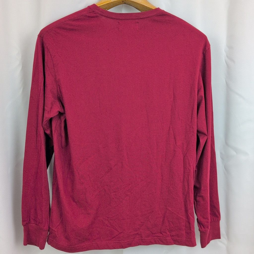 Polo Ralph Lauren × Vintage New Old Stock Polo Ralph Lauren Red Long Sleeve Logo T-Shirt Size US M / EU 48-50 / 2 - 5 Thumbnail