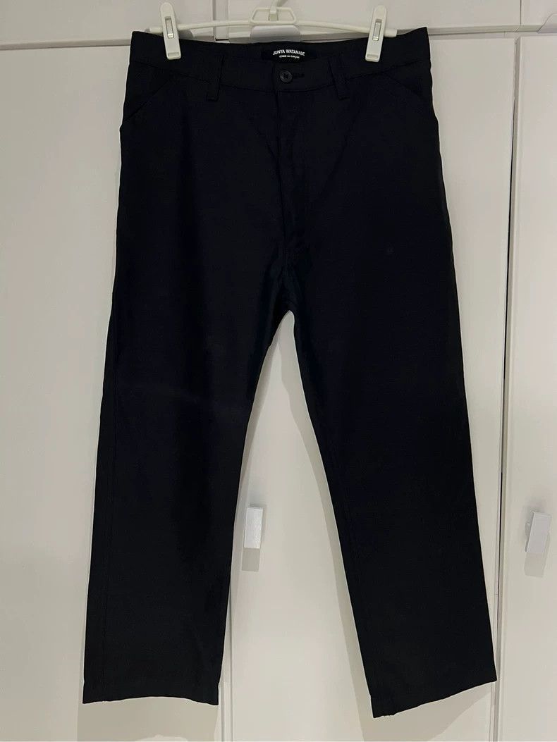 Junya Watanabe Junya Watanabe CDG Black Straight Pants Size US 26 / EU 42 - 1 Thumbnail