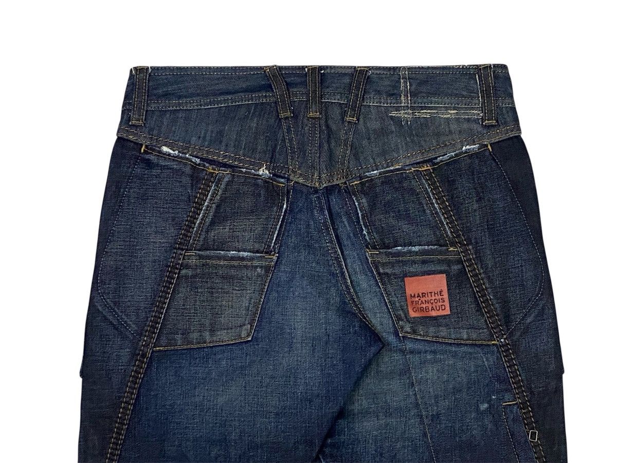 Marithe + Francois Girbaud Marithe Francois Girbaud Spiral Cut Denim Pants Size 28" / US 6 / IT 42 - 10 Thumbnail