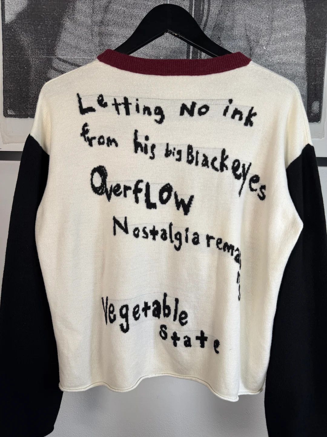 Enfants Riches Deprimes 🚭 GRAIL 🚭 ERD x LORO PIANA FW 2022 "IF JESUS..." SWEATER Size US S / EU 44-46 / 1 - 7 Thumbnail