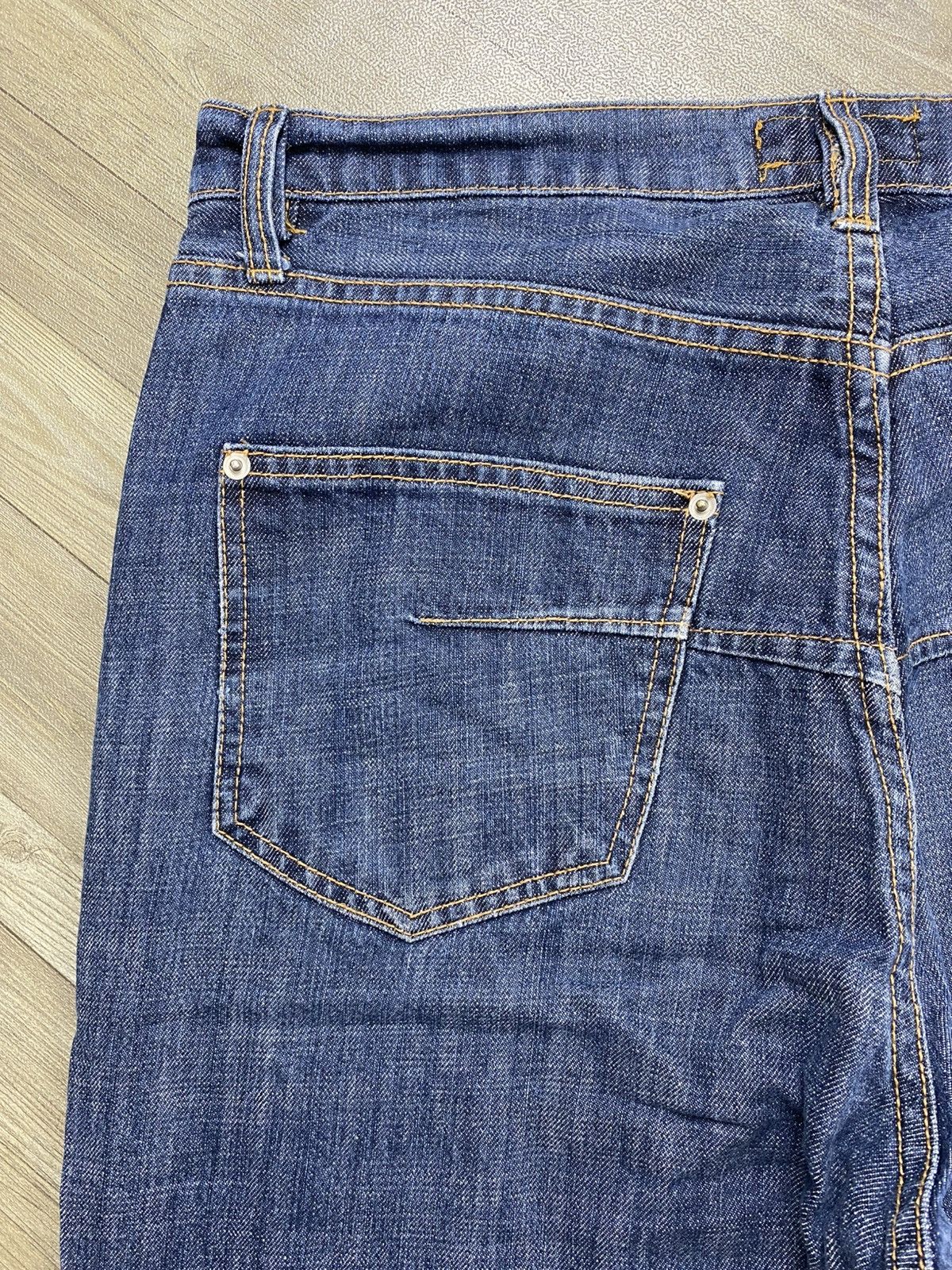CABANE de ZUCCa Archive Cabane de Zucca Zip Fly Asymmetric Bootcut Jeans Size US 32 / EU 48 - 12 Thumbnail