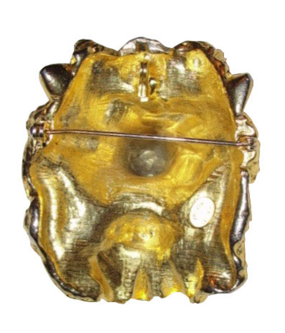 Designer Judith Leiber Lion Pin Pendant Necklace Size ONE SIZE - 3 Thumbnail