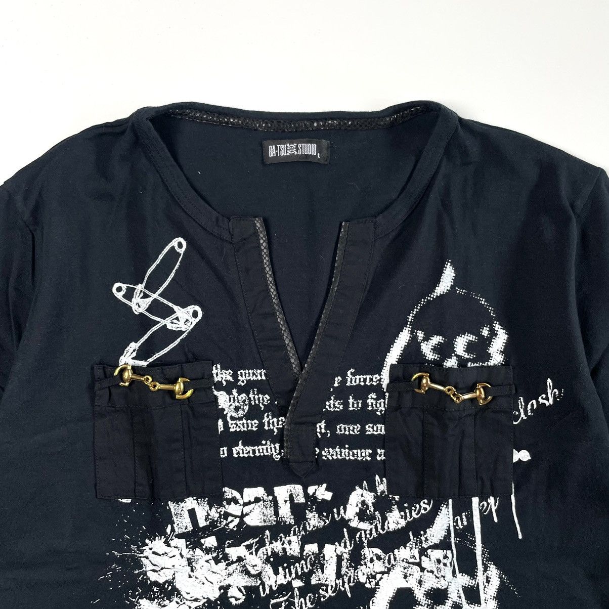 If Six Was Nine Y2K Gothic Skull Ba-Tsu Studio tshirt Size US M / EU 48-50 / 2 - 3 Thumbnail