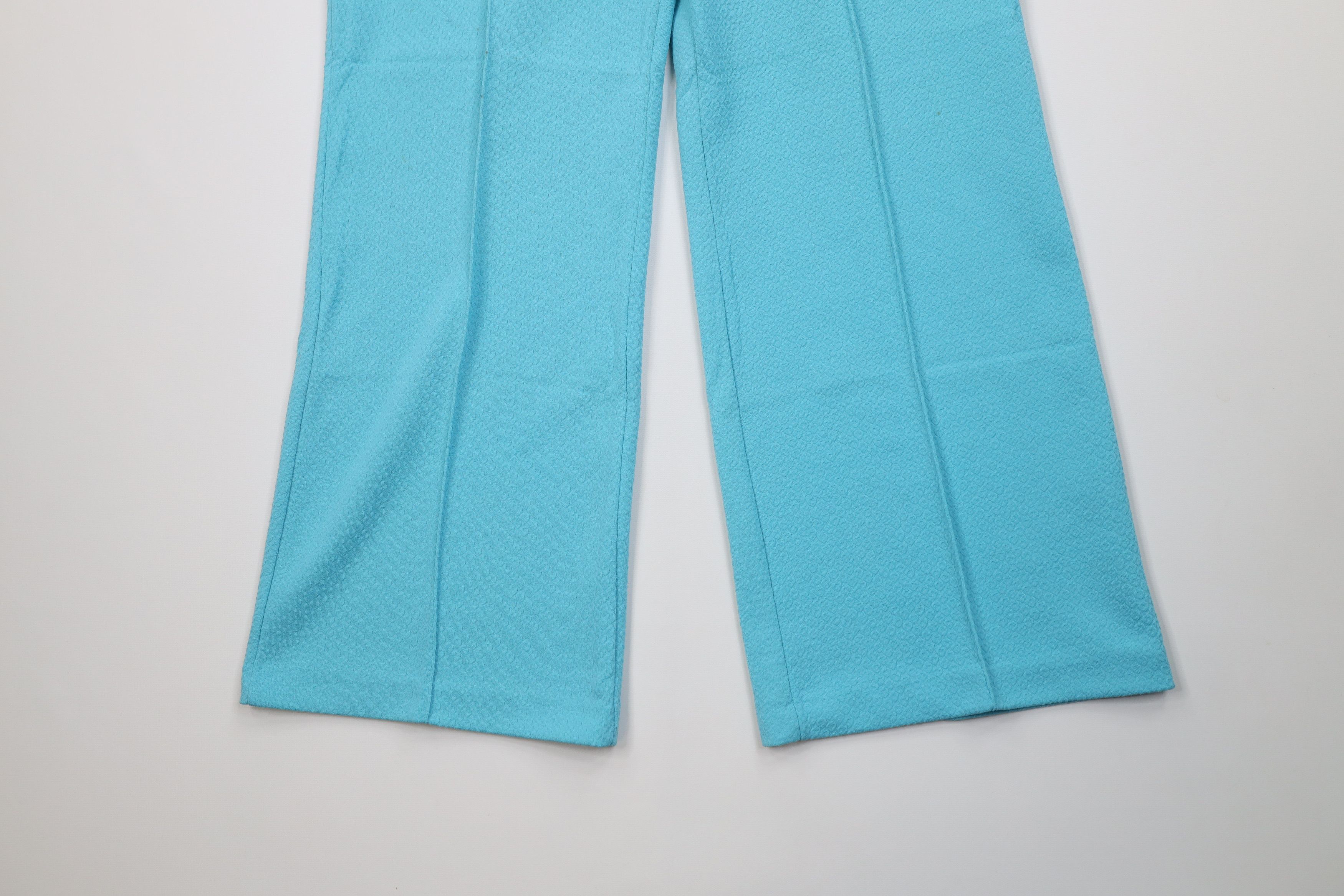Vintage Vintage 70s Streetwear Bell Bottoms Pants Light Blue USA Size 34" / US 12 / IT 48 - 4 Thumbnail