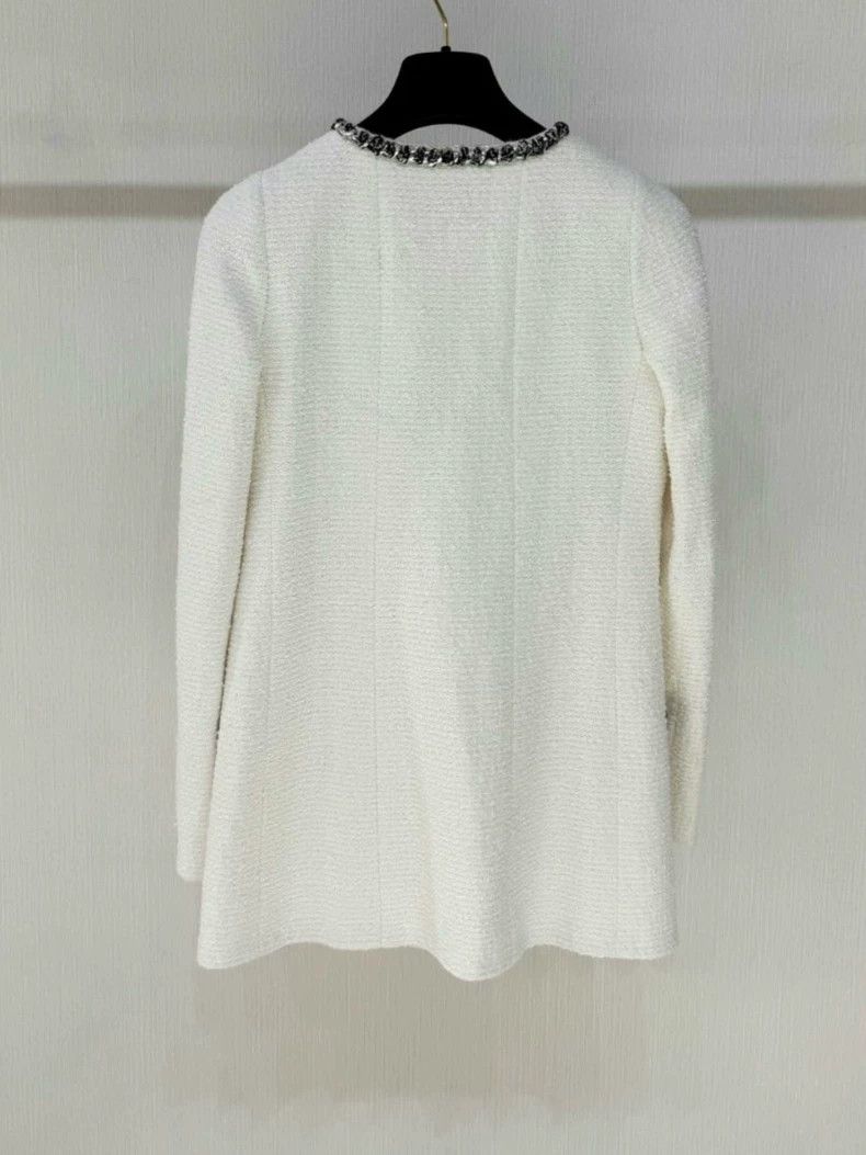 Chanel Chanel 22P black and white color-blocked rolled-edged twee Size XS / US 0-2 / IT 36-38 - 2 Thumbnail