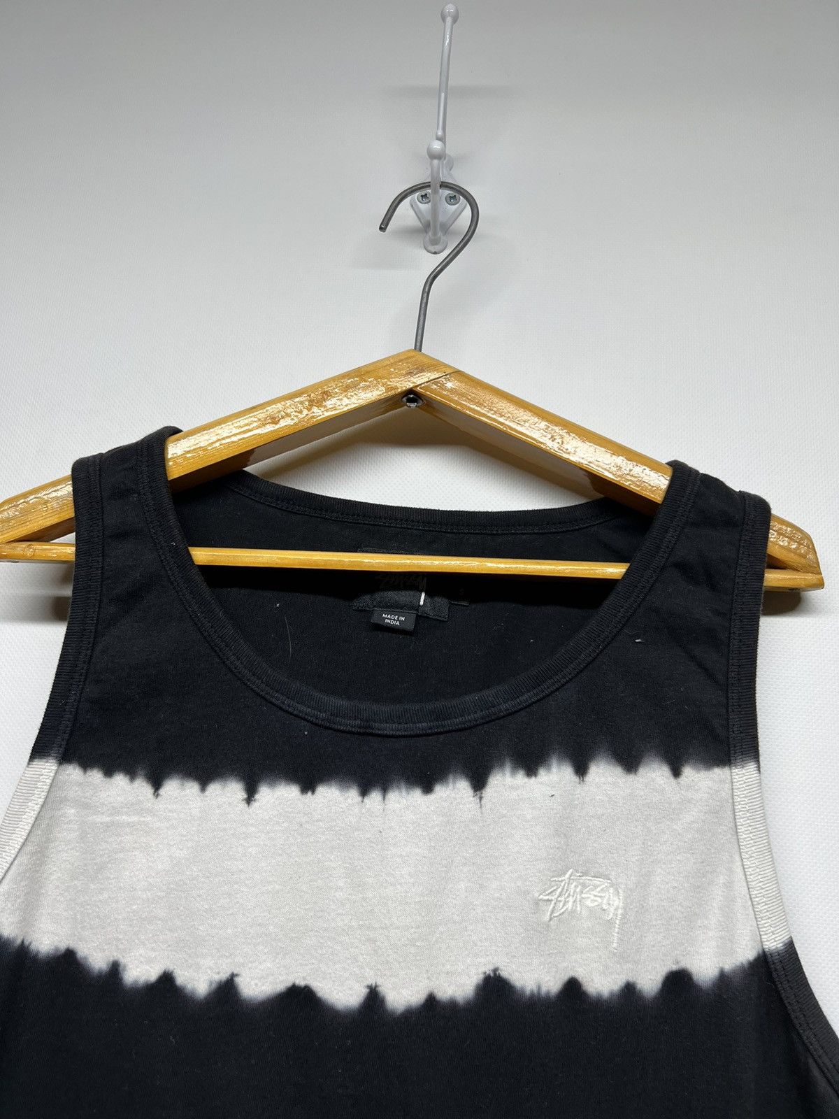 Stussy × Vintage Vintage Y2k Stussy 🖤🤍 Mini Logo Tank Tops 00’s Size US S / EU 44-46 / 1 - 4 Thumbnail