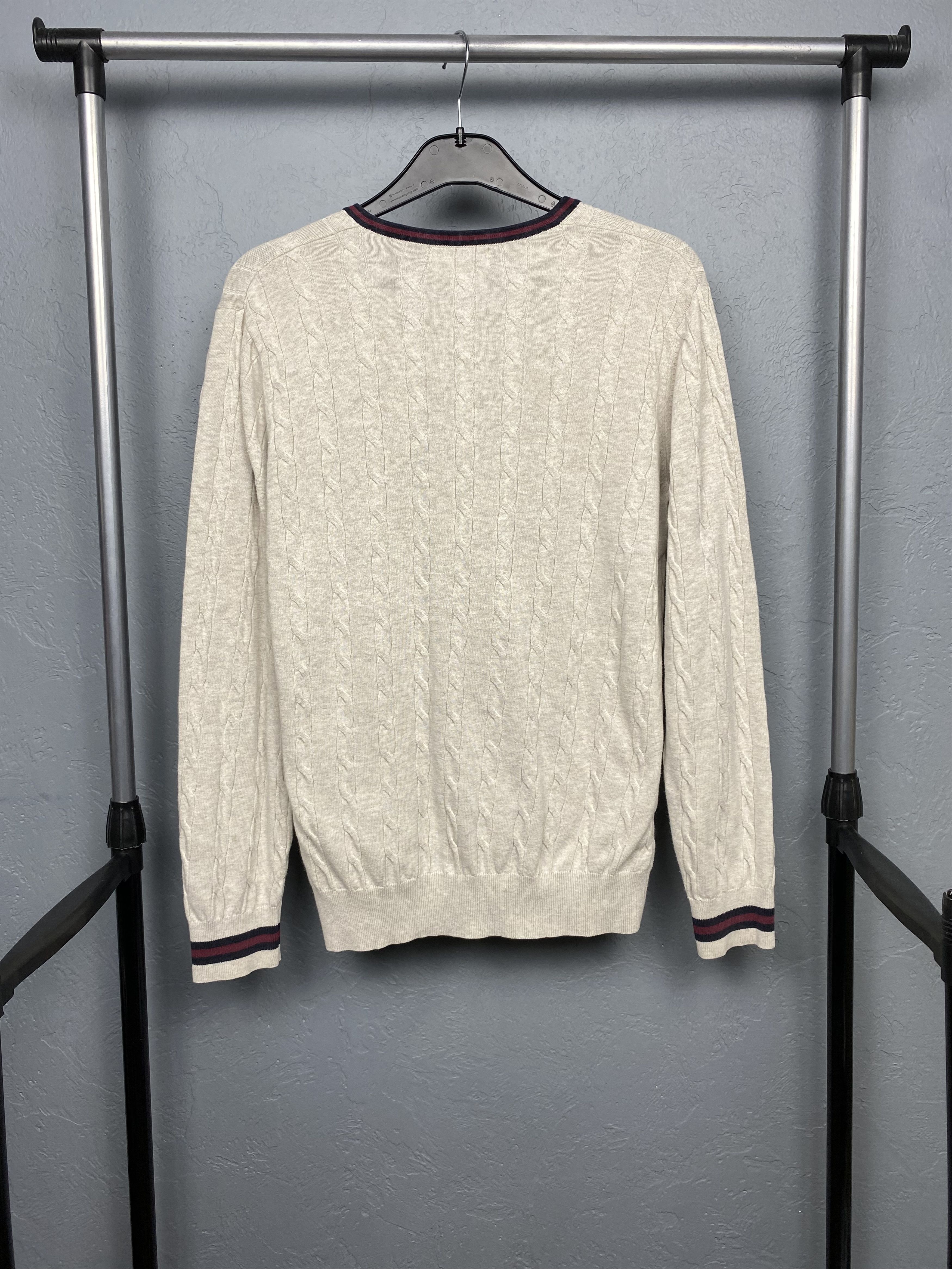 Fred Perry Fred Perry Vintage Mens V-Neck Knit Sweater Size US M / EU 48-50 / 2 - 7 Thumbnail