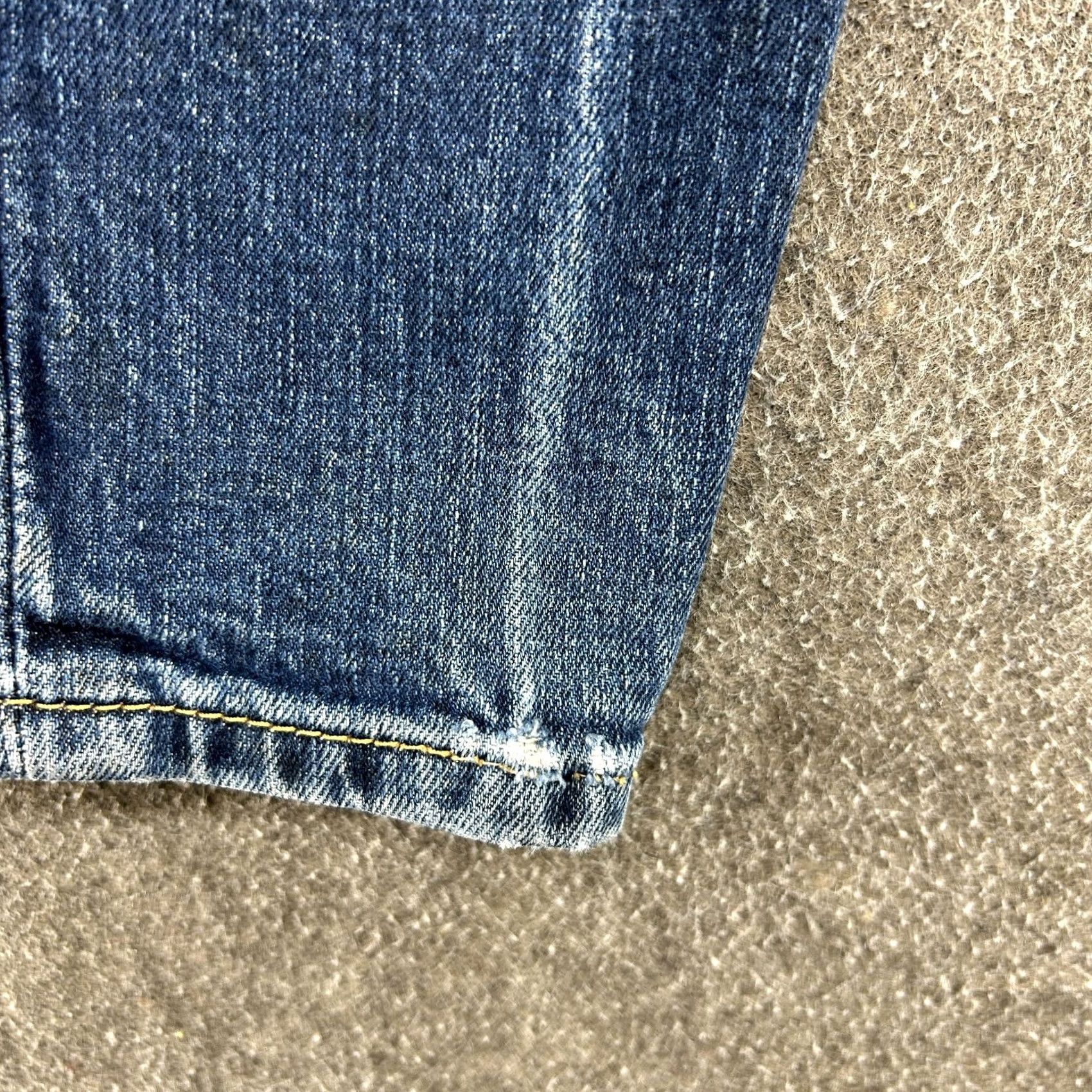 Levi's VINTAGE Levis 511 Jeans Mens 32x32 30x30 Blue Skinny Leg Slim Fit Dark Wash Distressed Size US 32 / EU 48 - 7 Thumbnail