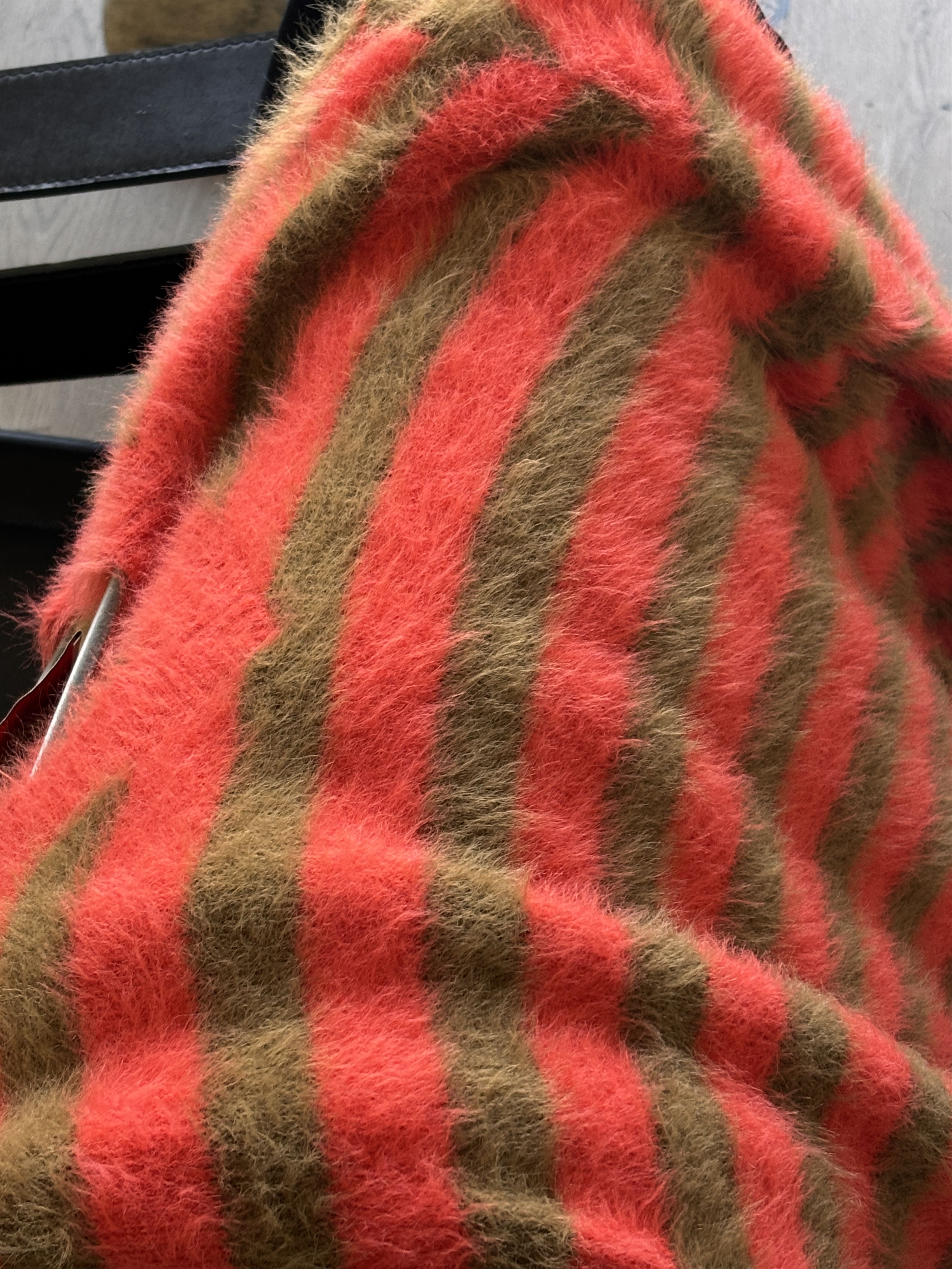 Andersson Bell ANDERSSON BELL ORANGE AND GREEN STRIPED SWEATER Size US M / EU 48-50 / 2 - 9 Thumbnail