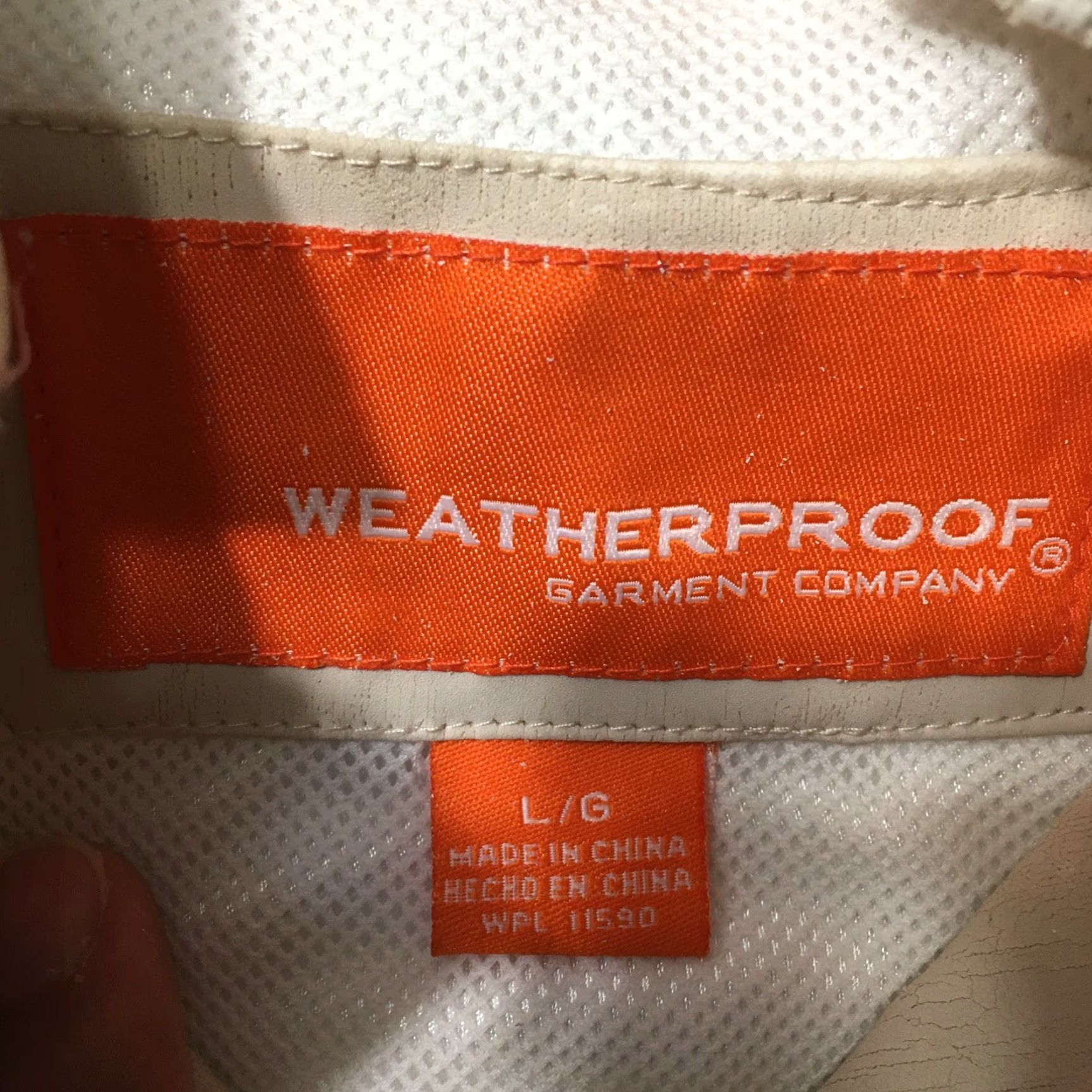 Weatherproof Weatherproof Women's Hooded Rain Jacket Beige L JACKET Heavy Weatherproof Vintage Long Sleeve Size L / US 10 / IT 46 - 4 Thumbnail