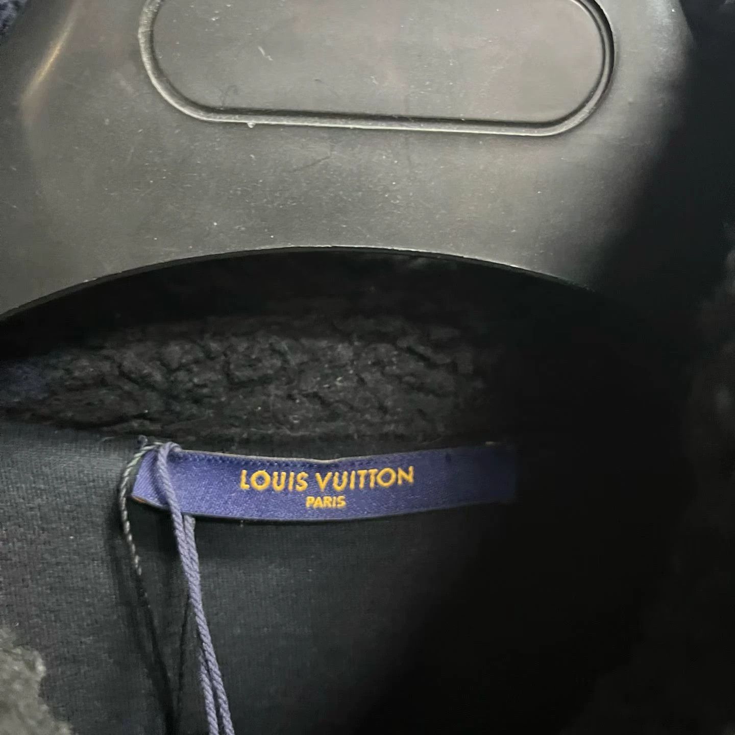 Louis Vuitton [Louis Vuitton] Latest Blue Damier Shearling Zipper Jacket Size US L / EU 52-54 / 3 - 3 Thumbnail