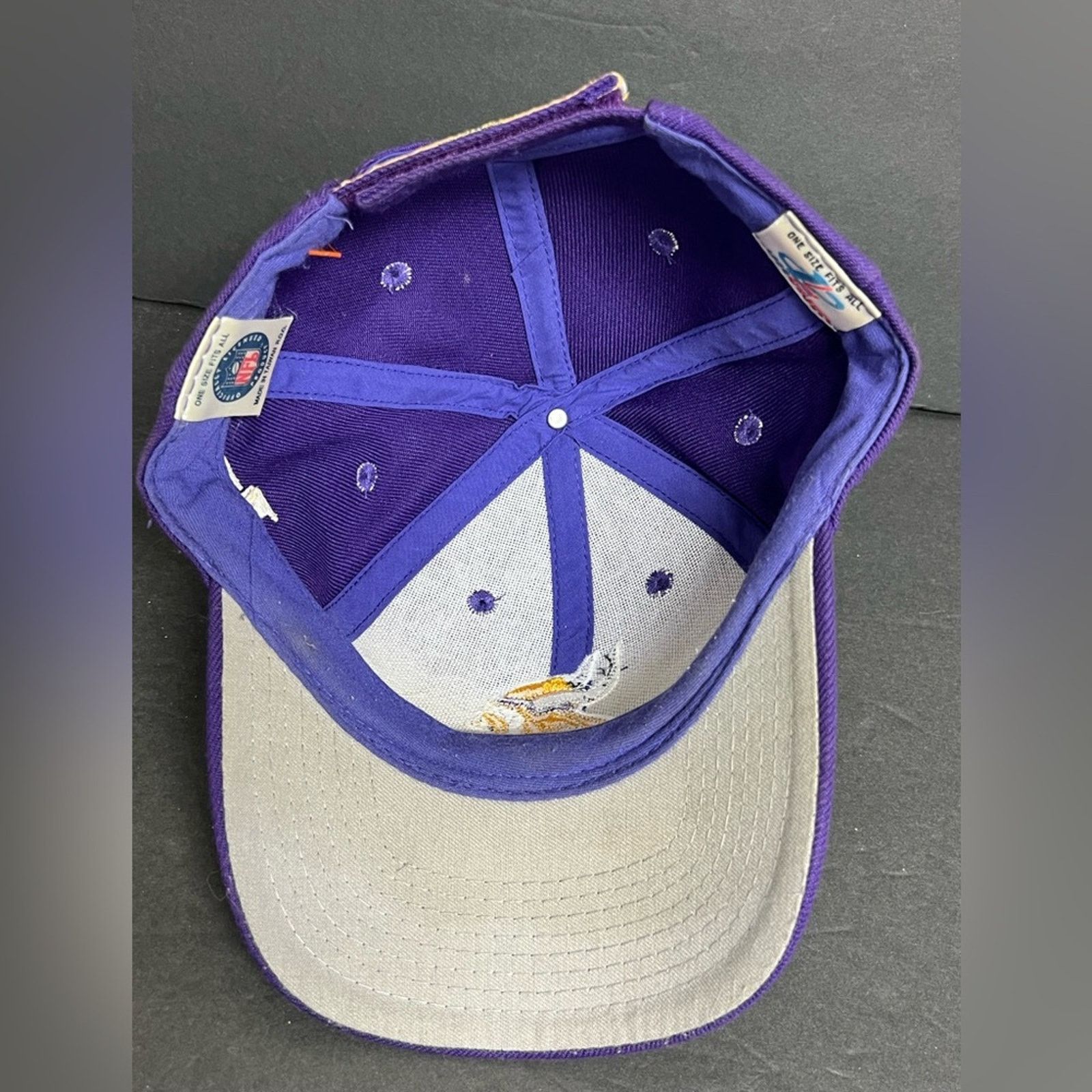 Logo Athletic Vintage Minnesota Vikings Wool Hat StrapBack Logo Athletic Size ONE SIZE - 5 Thumbnail