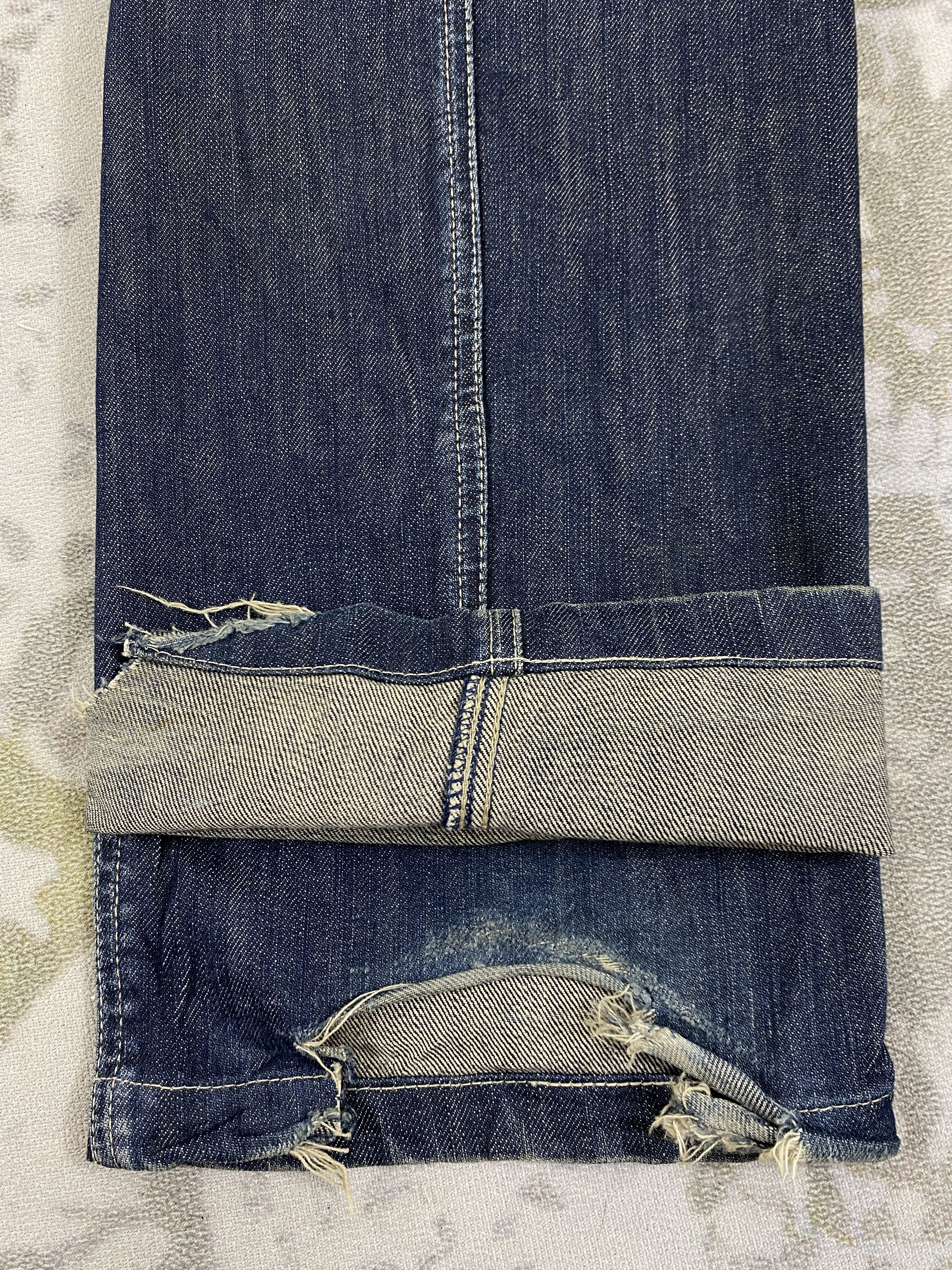 Levi's Distressed Vintage Levi's 704 Jeans 33x29.5 Denim- JN3925 Size US 33 - 13 Thumbnail