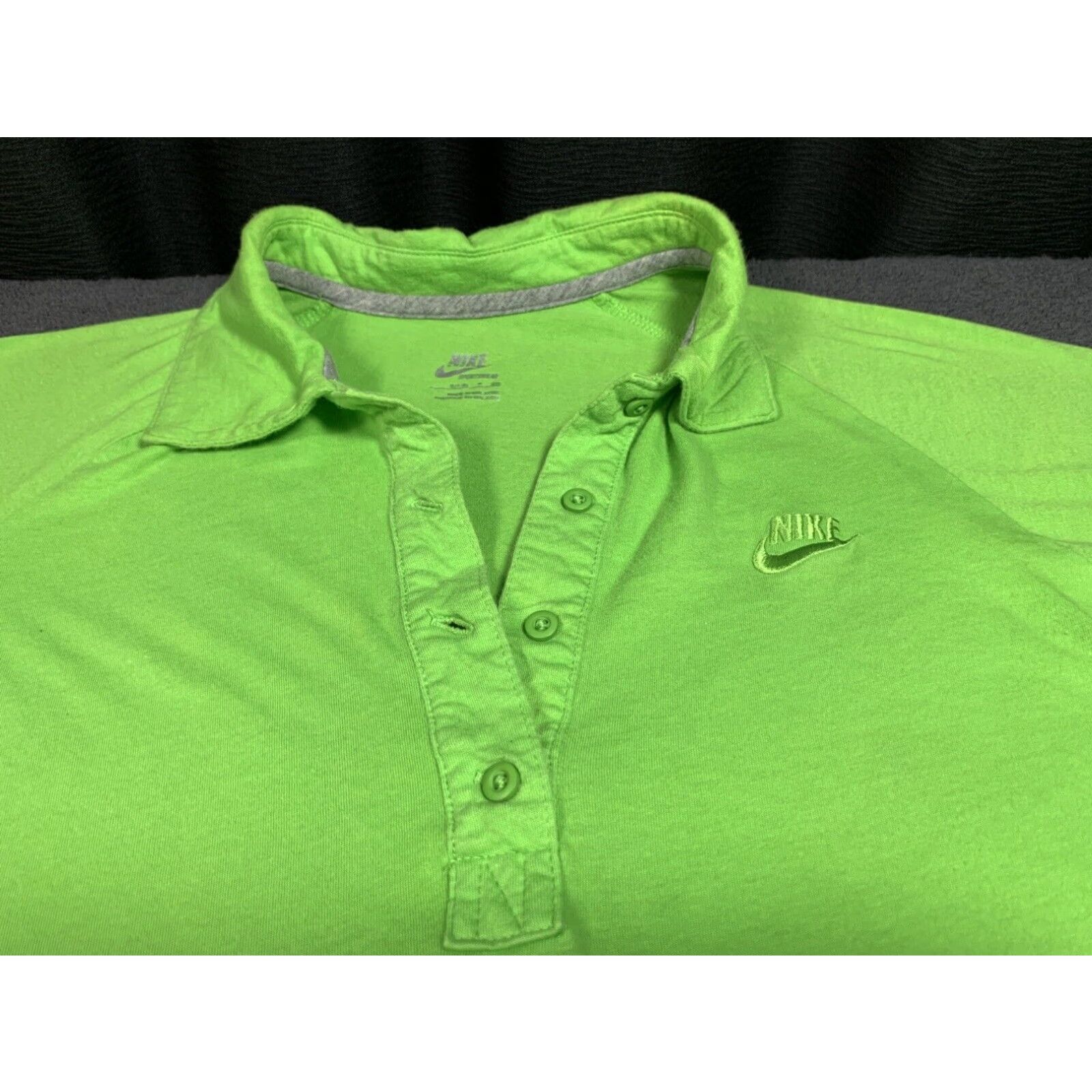 Nike Nike Womens Sportswear Polo Shirt Green Small Extra Large XL Size S / US 4 / IT 40 - 3 Thumbnail