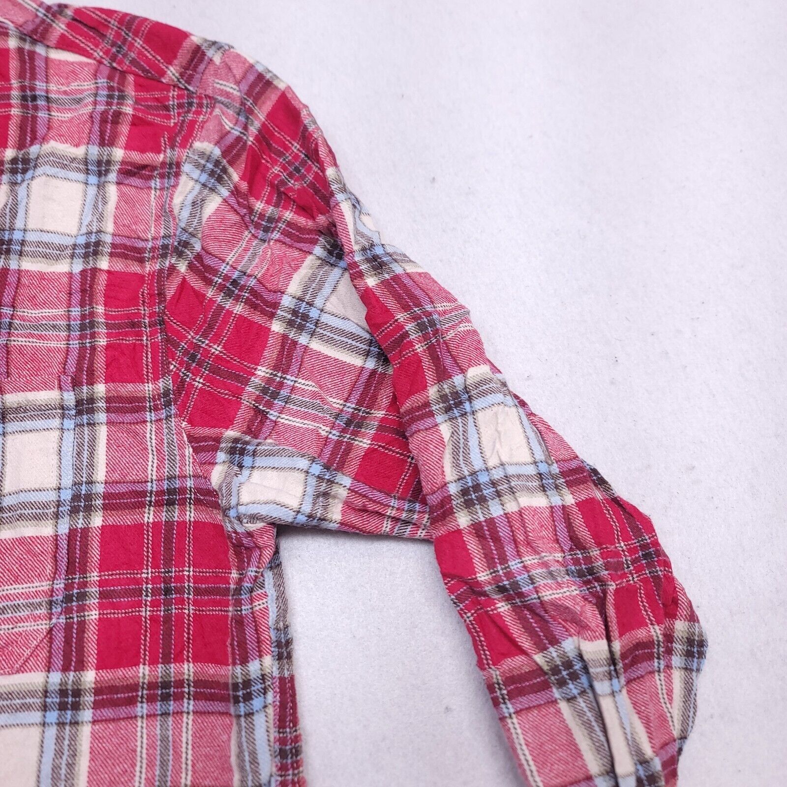 Rsq RSQ Casual Button Up Hoodie Mens Size Medium M Red Plaid Size US M / EU 48-50 / 2 - 5 Thumbnail