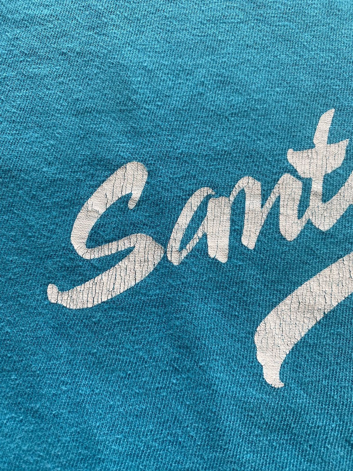 Vintage Vintage 80’s Santa Barbara Blue Single Stitch Tee Size US M / EU 48-50 / 2 - 3 Thumbnail