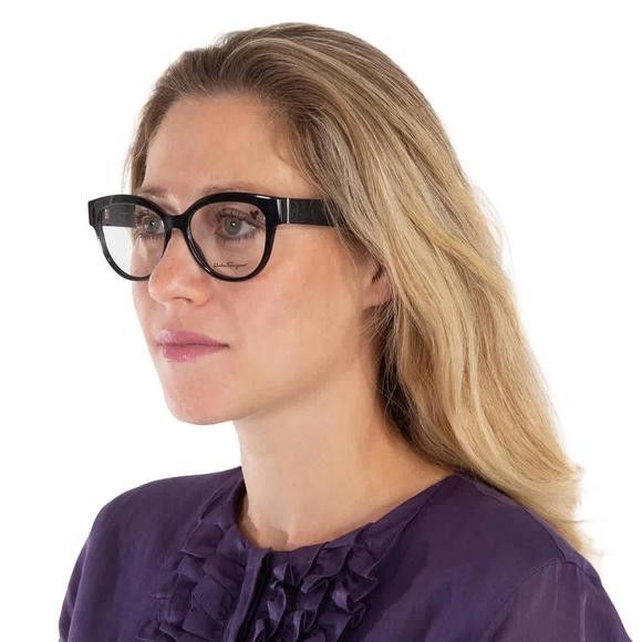 Salvatore Ferragamo Salvatore Ferragamo SF2957E 001 Eyeglasses Black 54mm Size ONE SIZE - 3 Thumbnail