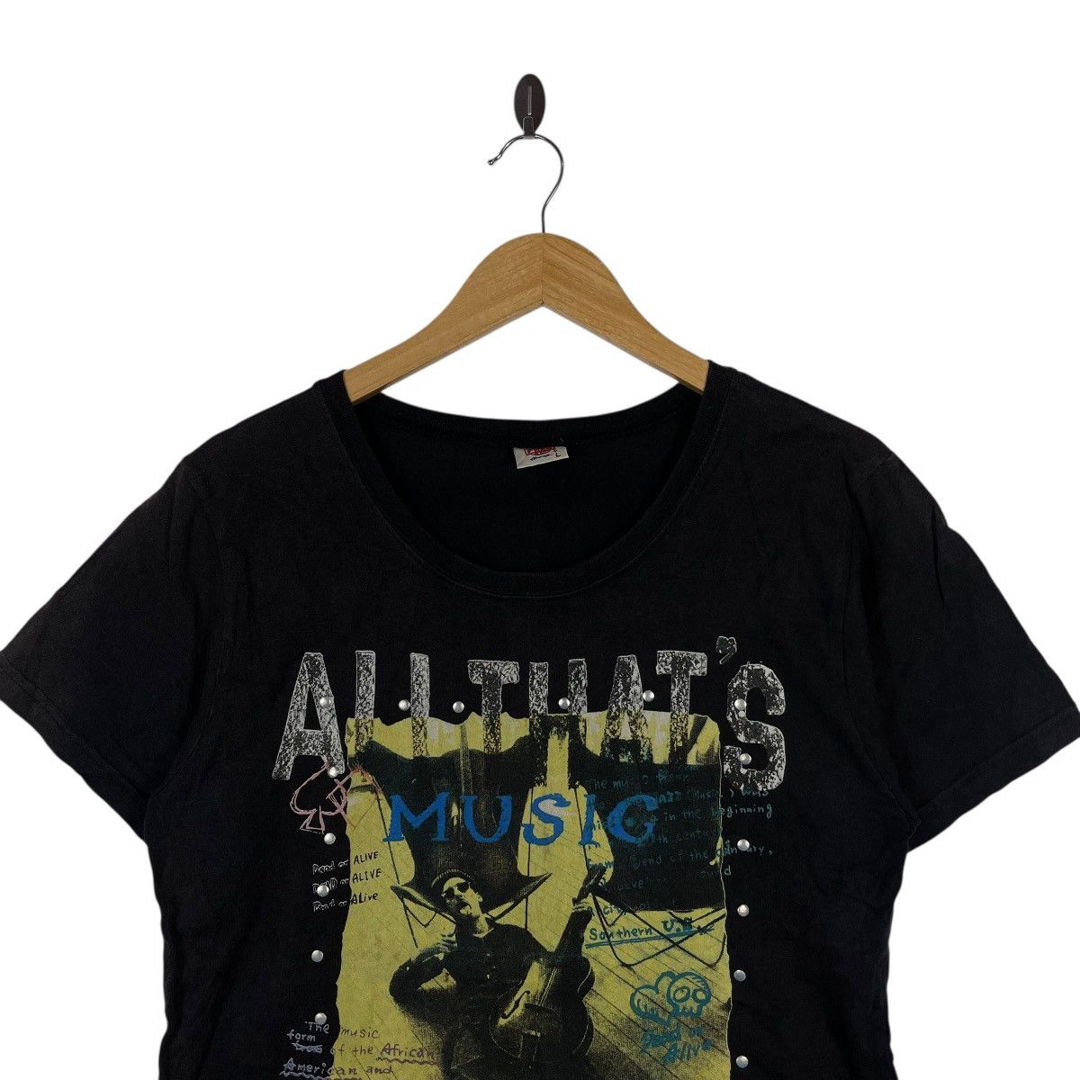 Vintage Vintage FREE Company “All That’s Music” T-Shirt Japanese Y2K Size US L / EU 52-54 / 3 - 2 Thumbnail