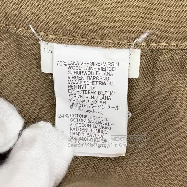 Brunello Cucinelli Brunello Cucinelli Brown wool leather belt casual trousers Size 26" / US 2 / IT 38 - 7 Thumbnail