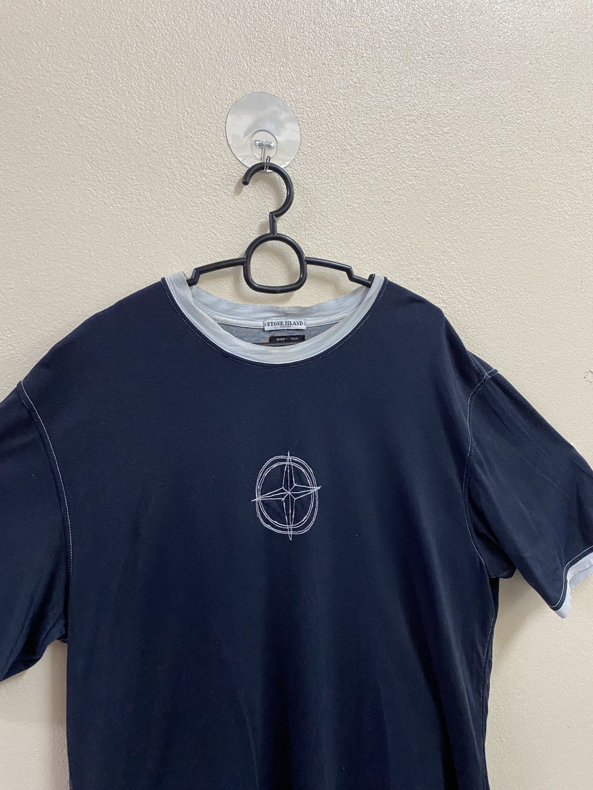 Stone Island Rare Vtg Stone Island Tee Size US XL / EU 56 / 4 - 3 Thumbnail