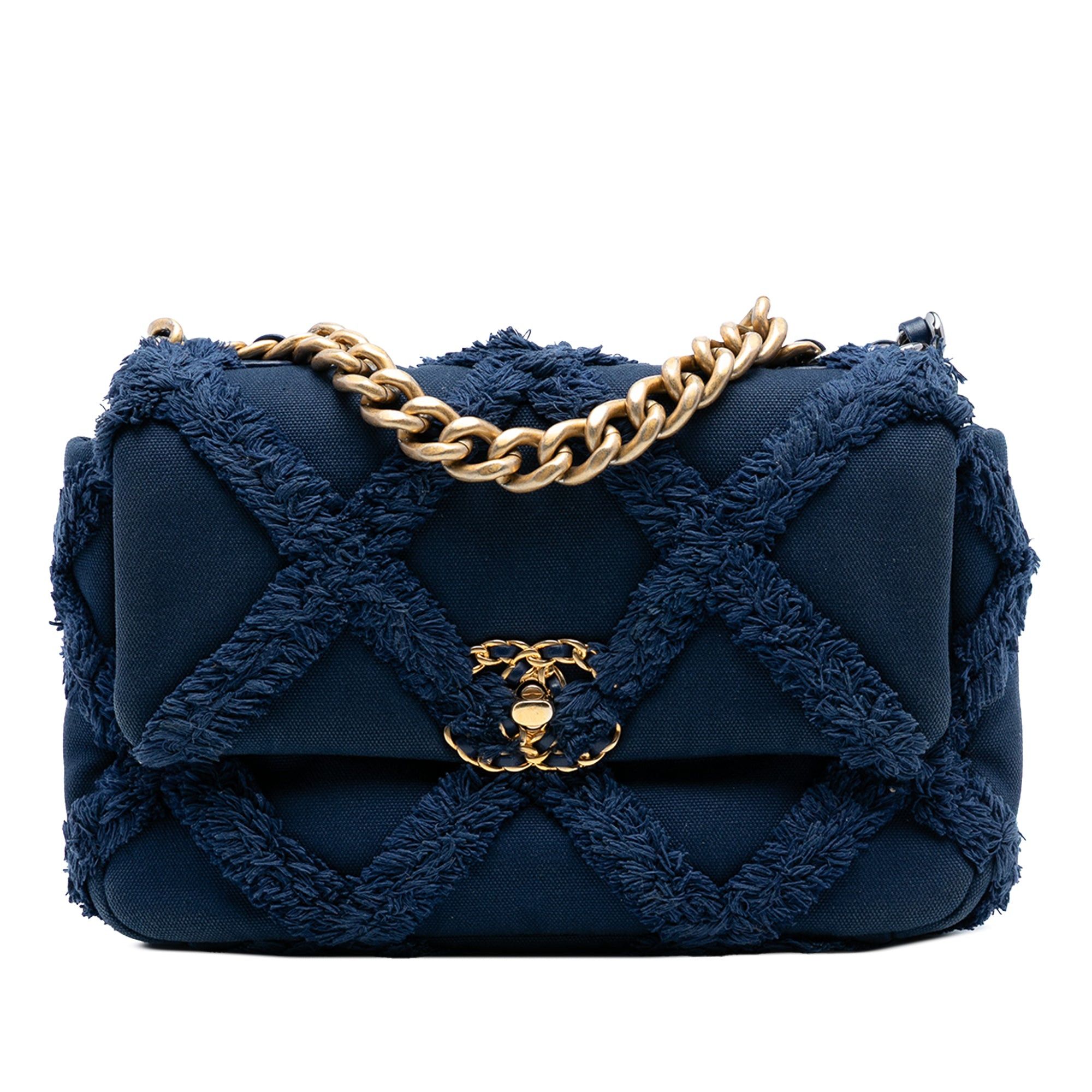 Chanel Medium Canvas and Cotton 19 Flap Size ONE SIZE - 1 Thumbnail