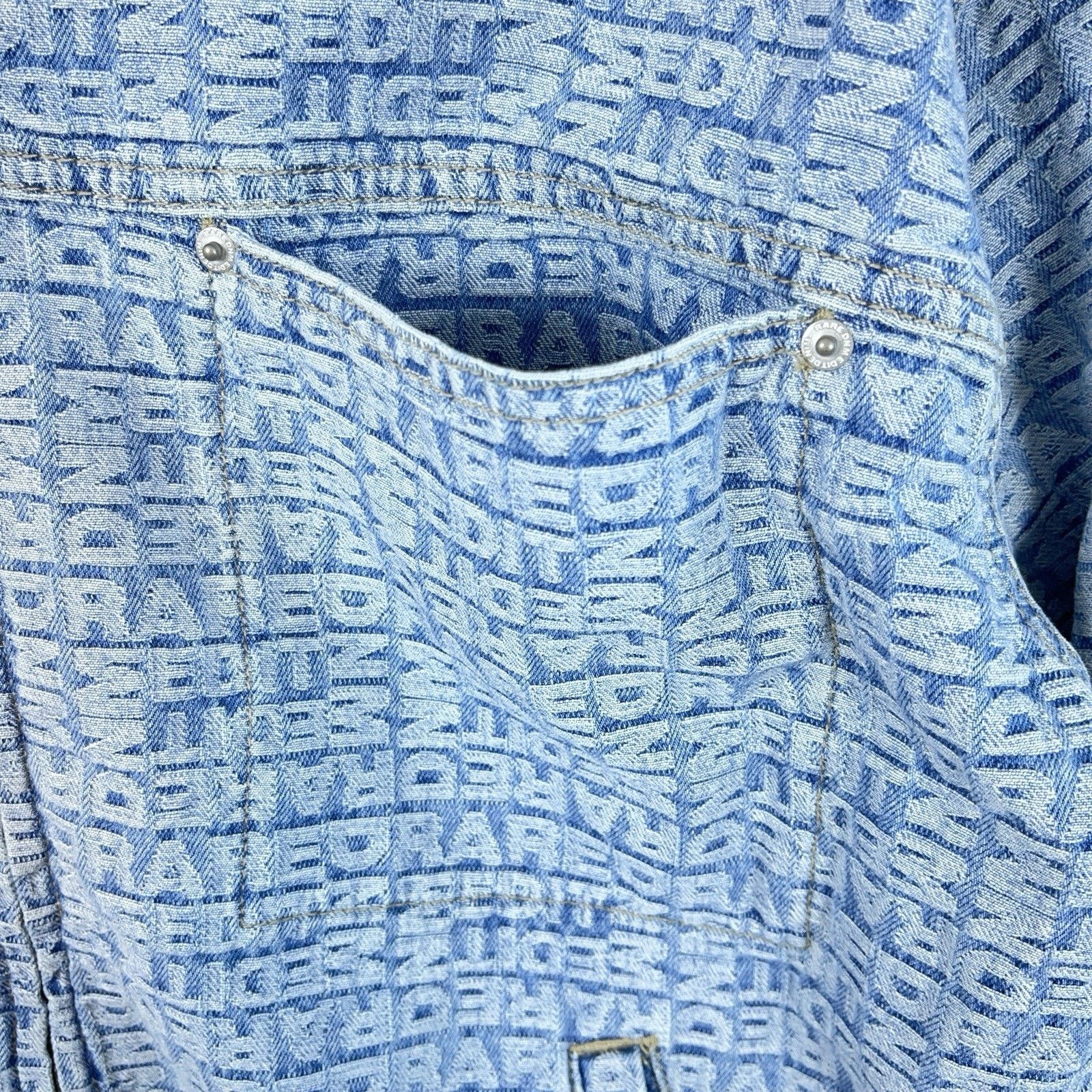 Pacsun Pacsun Rare Dnm Edit Monogram Jacquard Gas Jacket Size US S / EU 44-46 / 1 - 6 Thumbnail