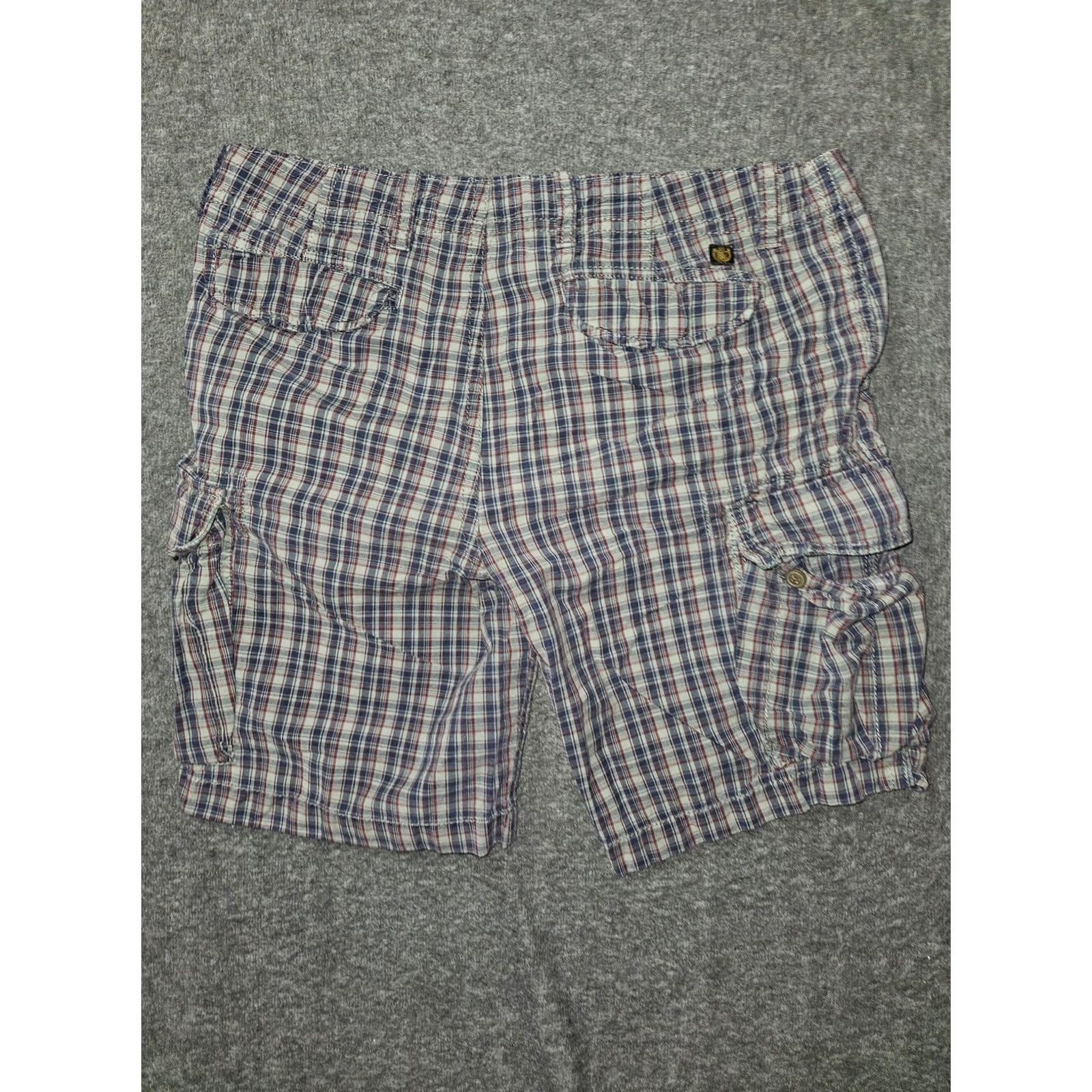 Tommy Hilfiger Tommy Hilfiger Shorts Mens 34 Multicolor Plaid Cargo 100% Cotton Pockets Casual Size US 34 / EU 50 - 6 Thumbnail
