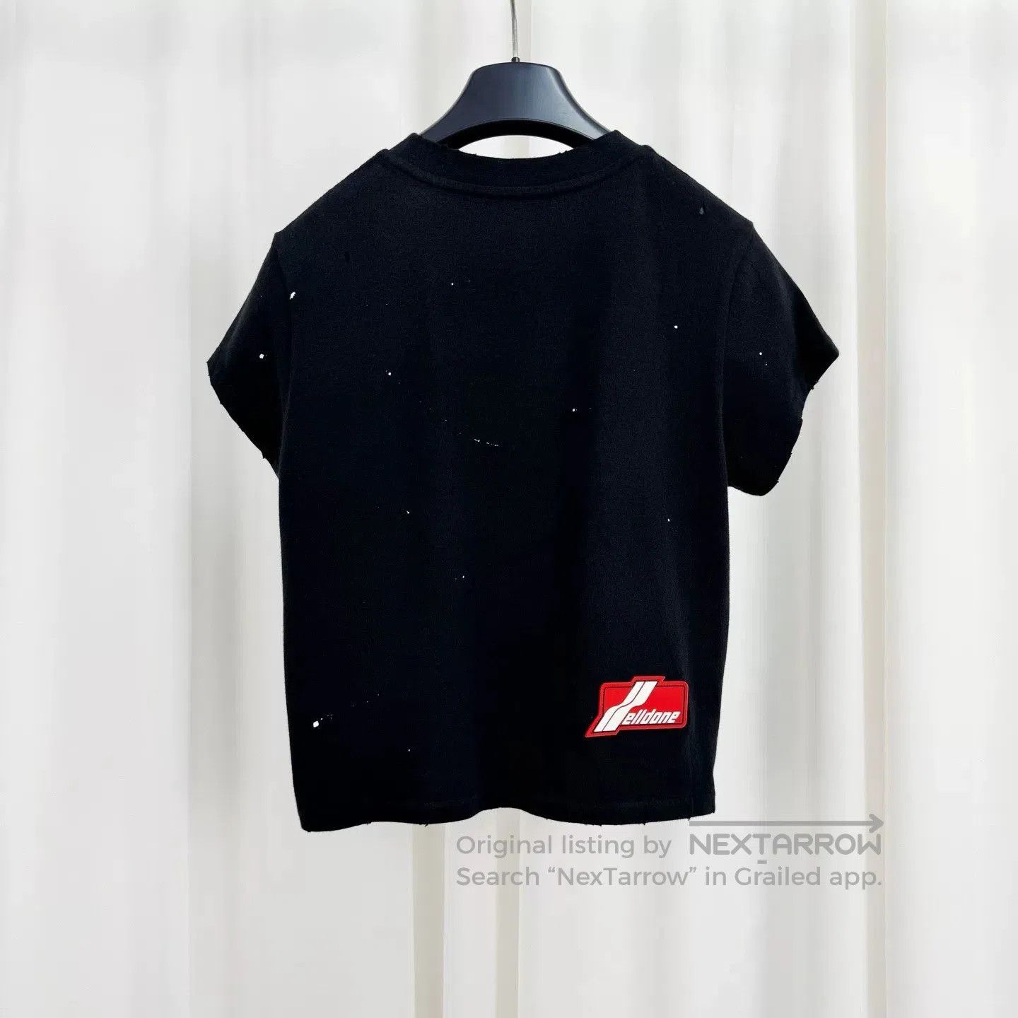 WE11DONE we11done black distressed short sleeve t. Size XS / US 0-2 / IT 36-38 - 2 Thumbnail