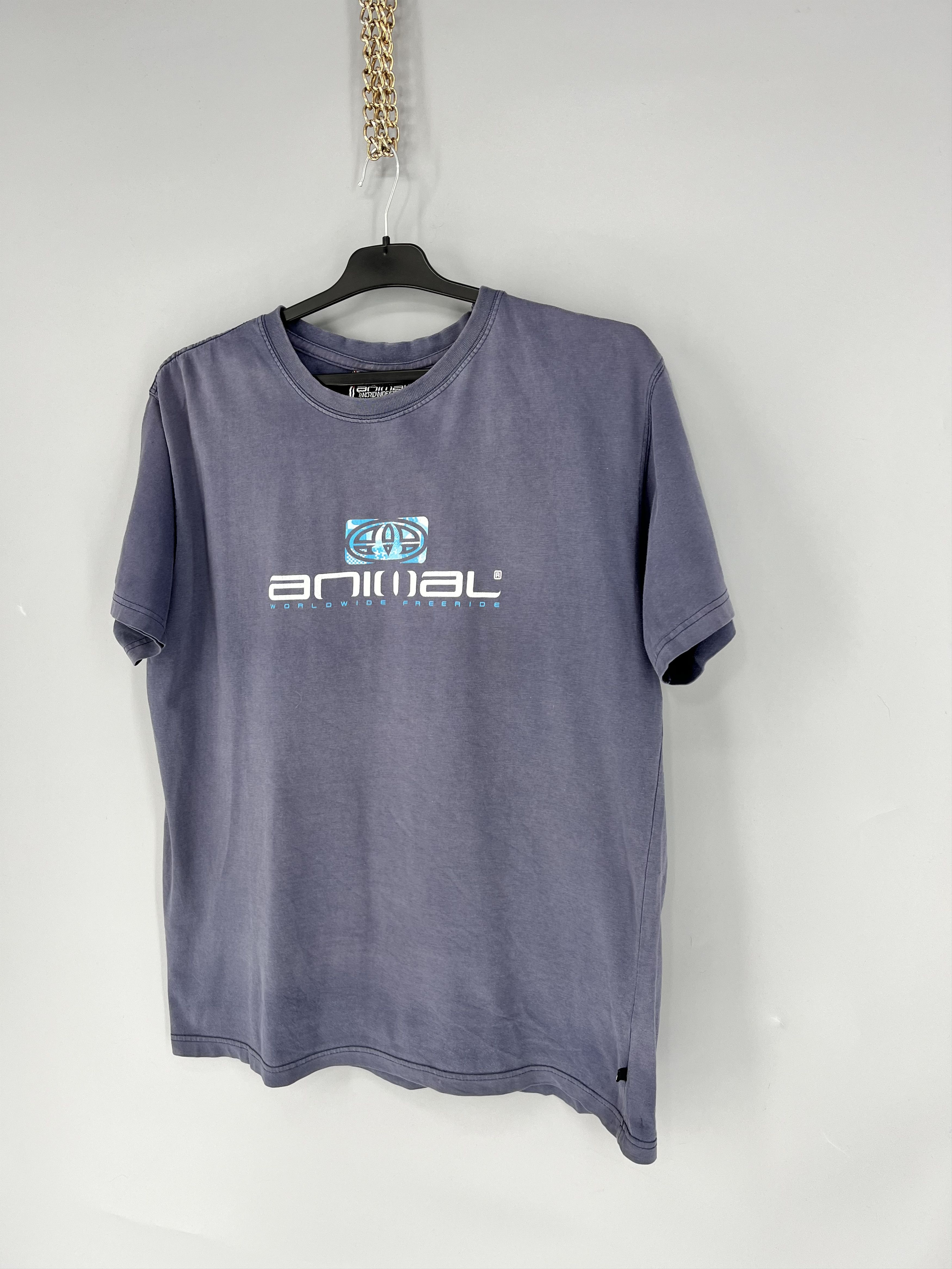 Other Vintage Y2K ANIMAL SKATE Big Logo Tee Streetwear 90s Style Size US L / EU 52-54 / 3 - 3 Thumbnail