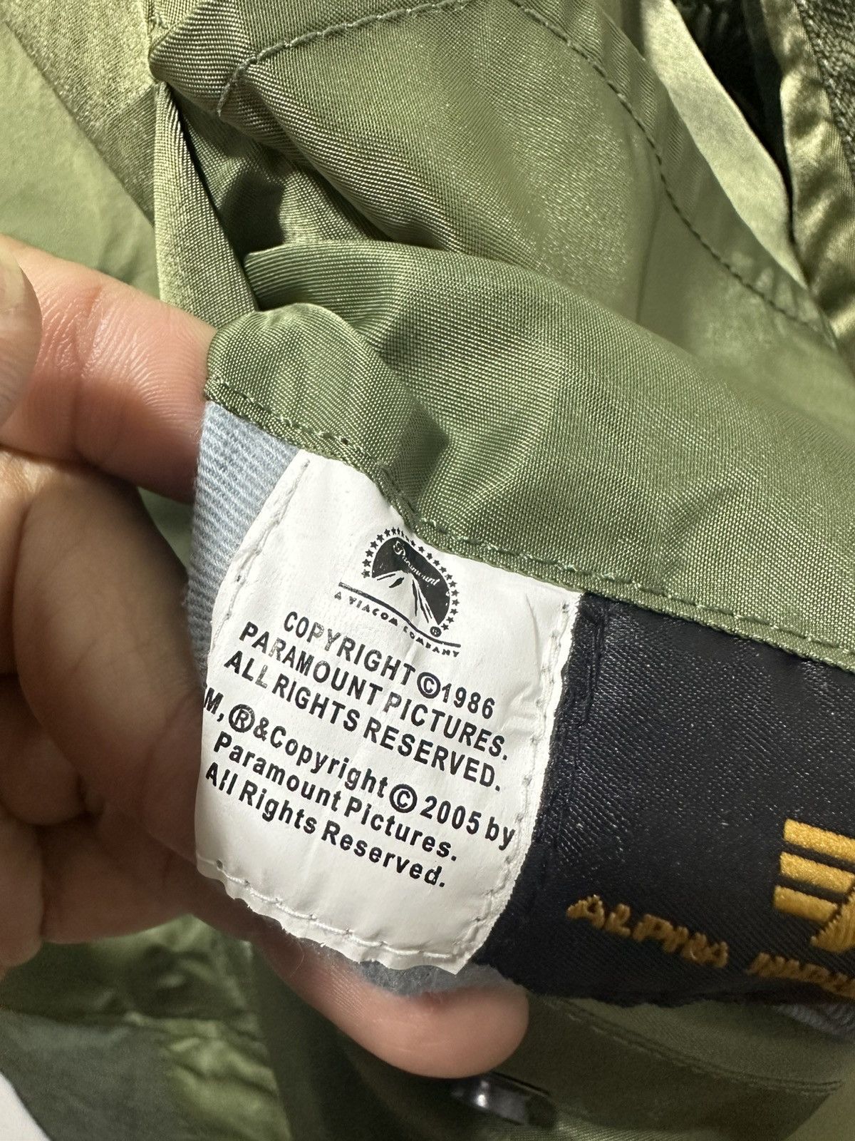 Alpha Industries VTG Alpha Industries X Paramount Picture MA-1 Flight Jacket Size US M / EU 48-50 / 2 - 6 Thumbnail