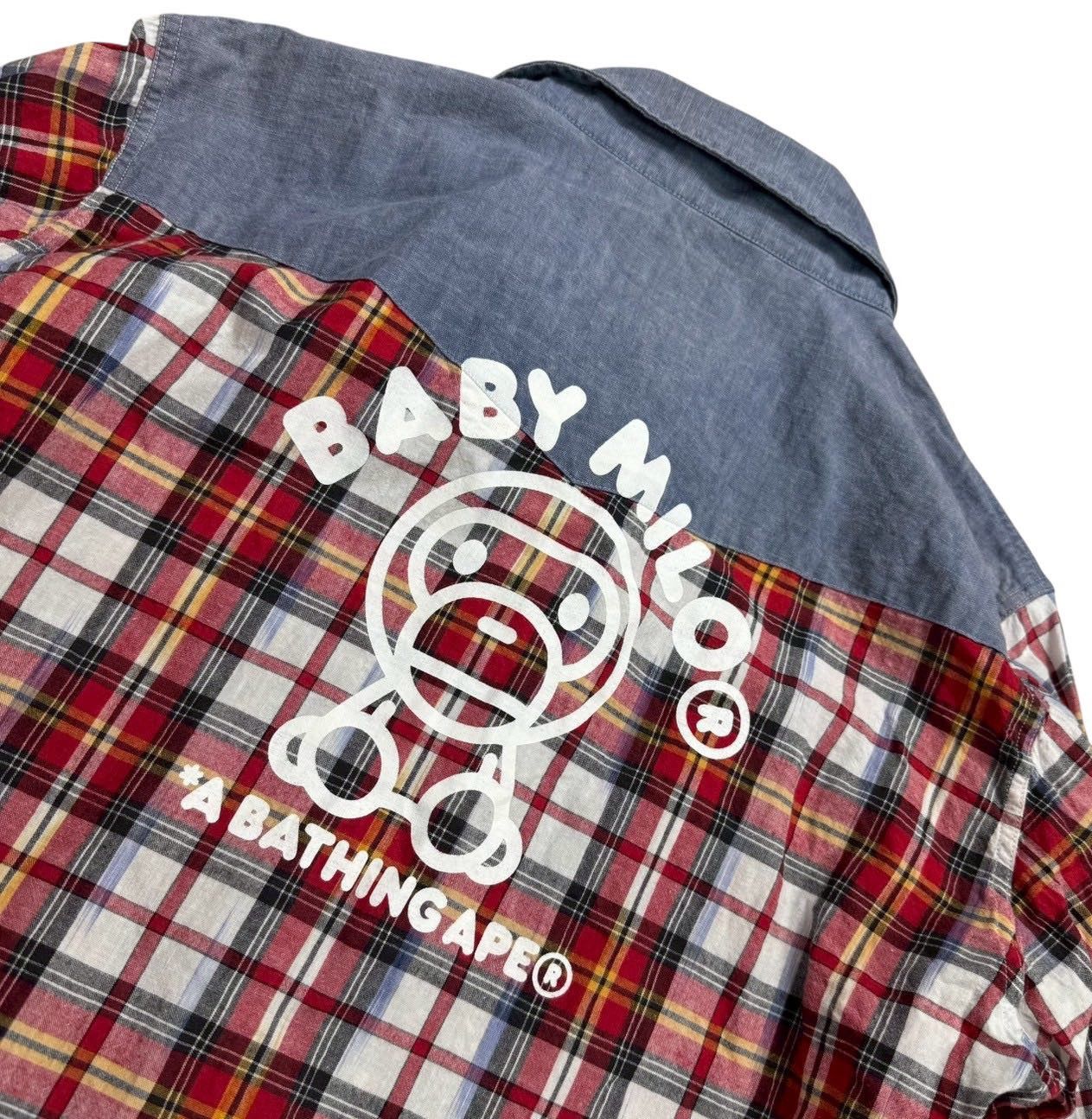 Bape BAPE check long shirts Size US XL / EU 56 / 4 - 2 Thumbnail