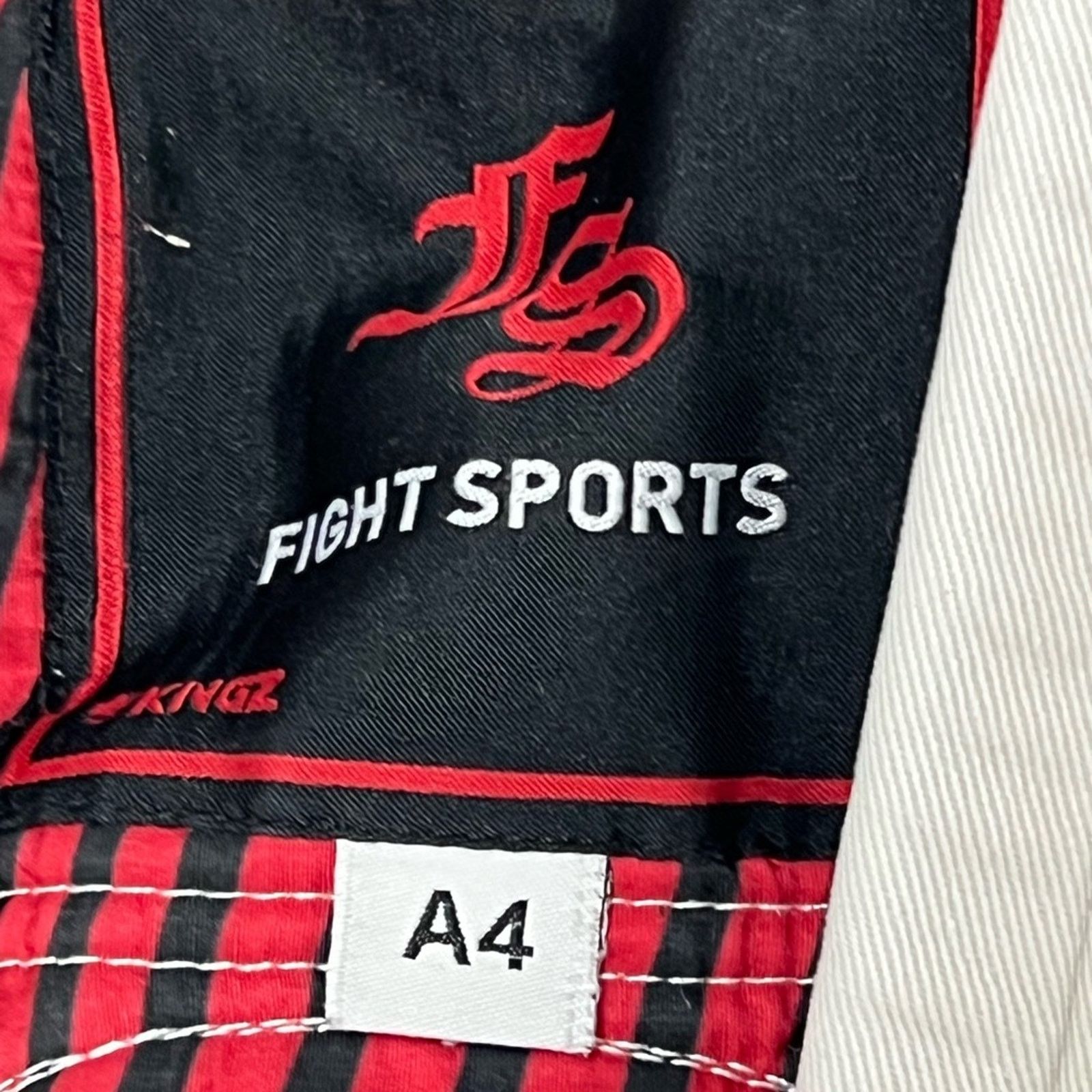 Other Kingz Fight Sports Logo BJJ Gi | Top Quality BJJ Kimono A4 Size US L / EU 52-54 / 3 - 4 Thumbnail