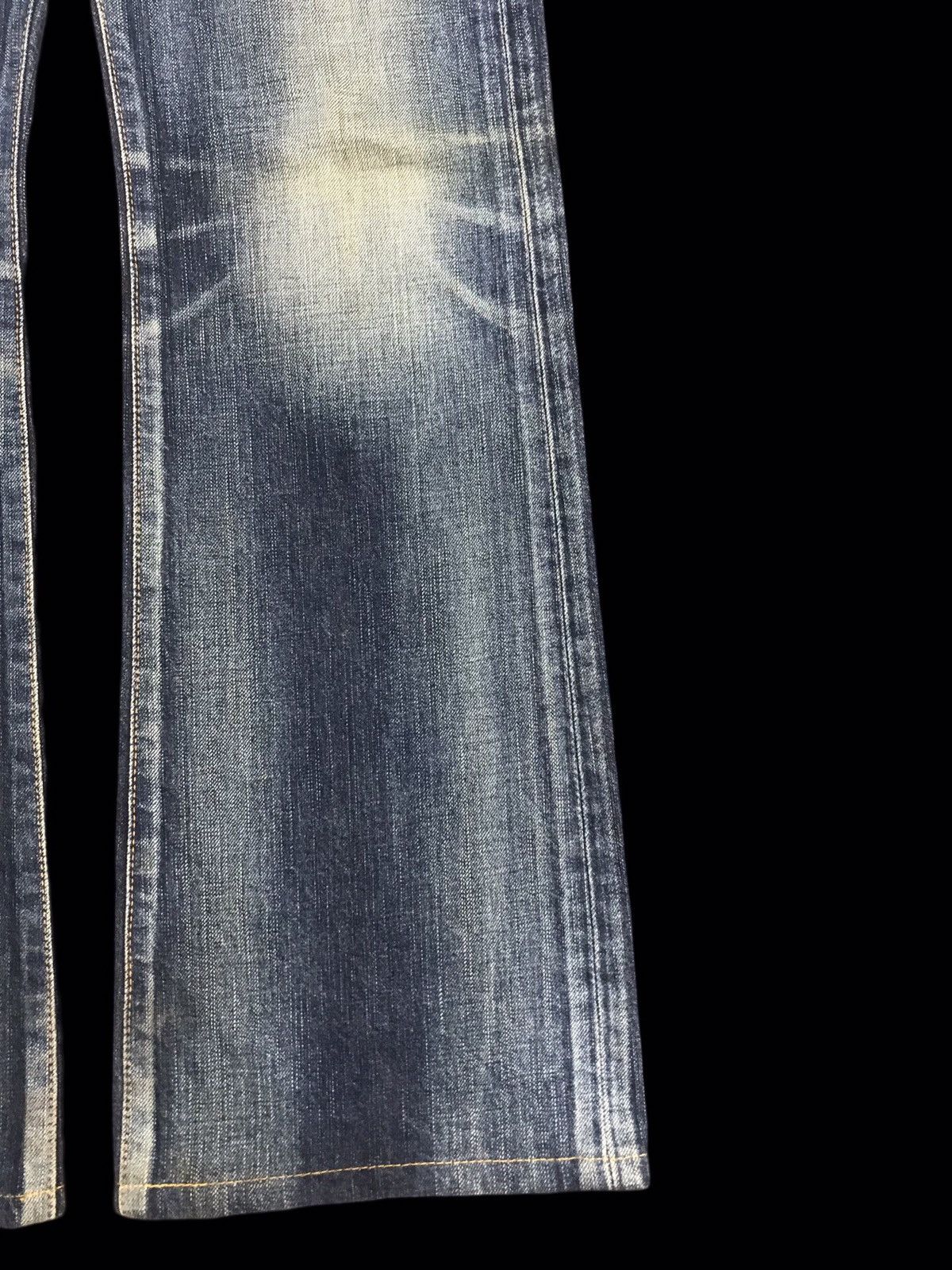 Edwin 💥FLARE💥ARCHIVAL EDWIN 511 RV STONEWASH FLARE DENIM F258 Size US 29 - 7 Thumbnail
