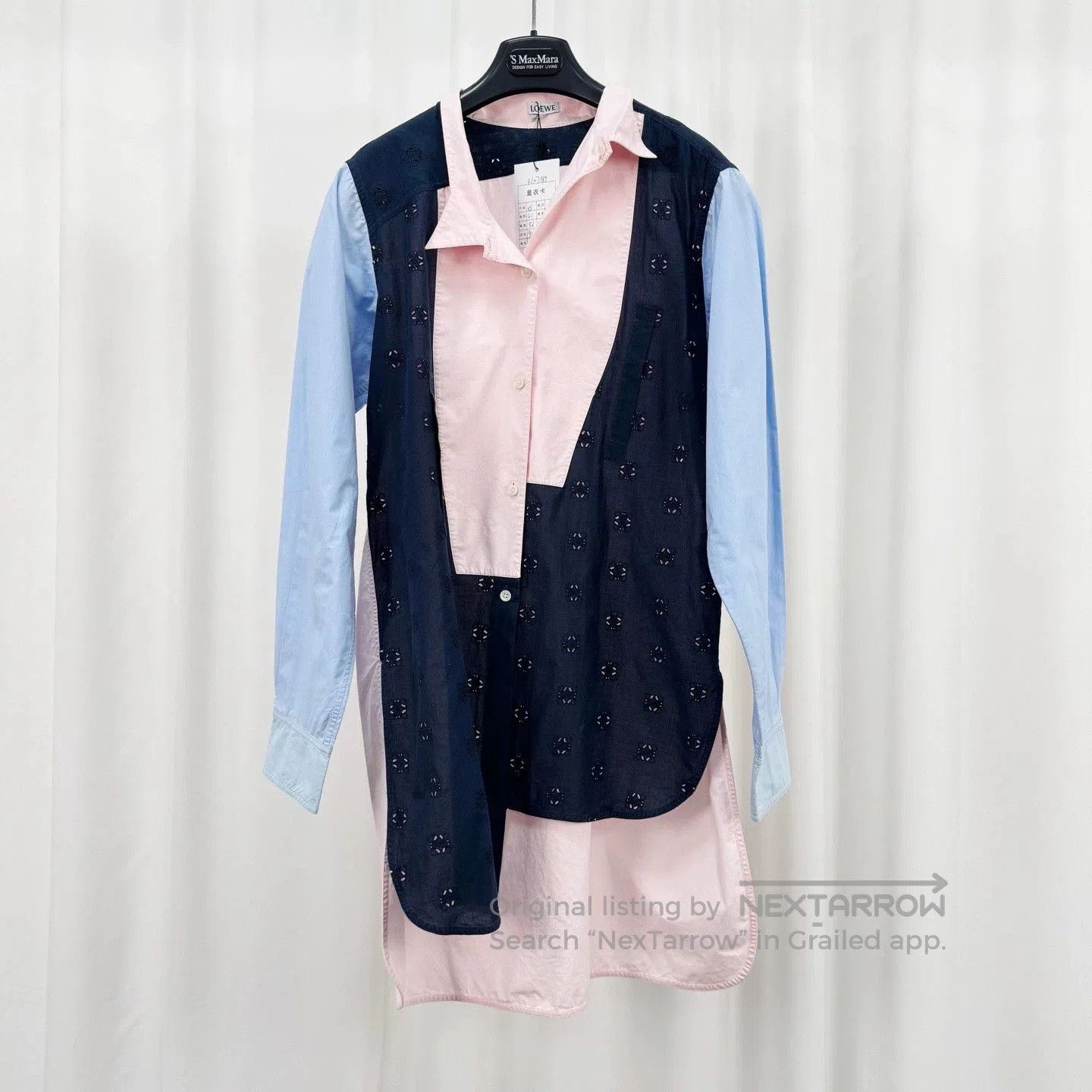 Loewe Loewe Colorblock Logo Embroidered Shirt. Size US XS / EU 42 / 0 - 1 Thumbnail