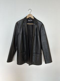 Louis Vuitton Supreme Men's Leather Jacket