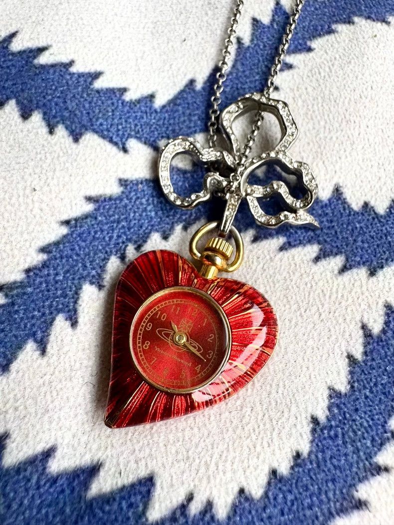 Vivienne Westwood Vivienne Westwood Vintage Heart Locket Necklace - dmc Size ONE SIZE - 1 Thumbnail