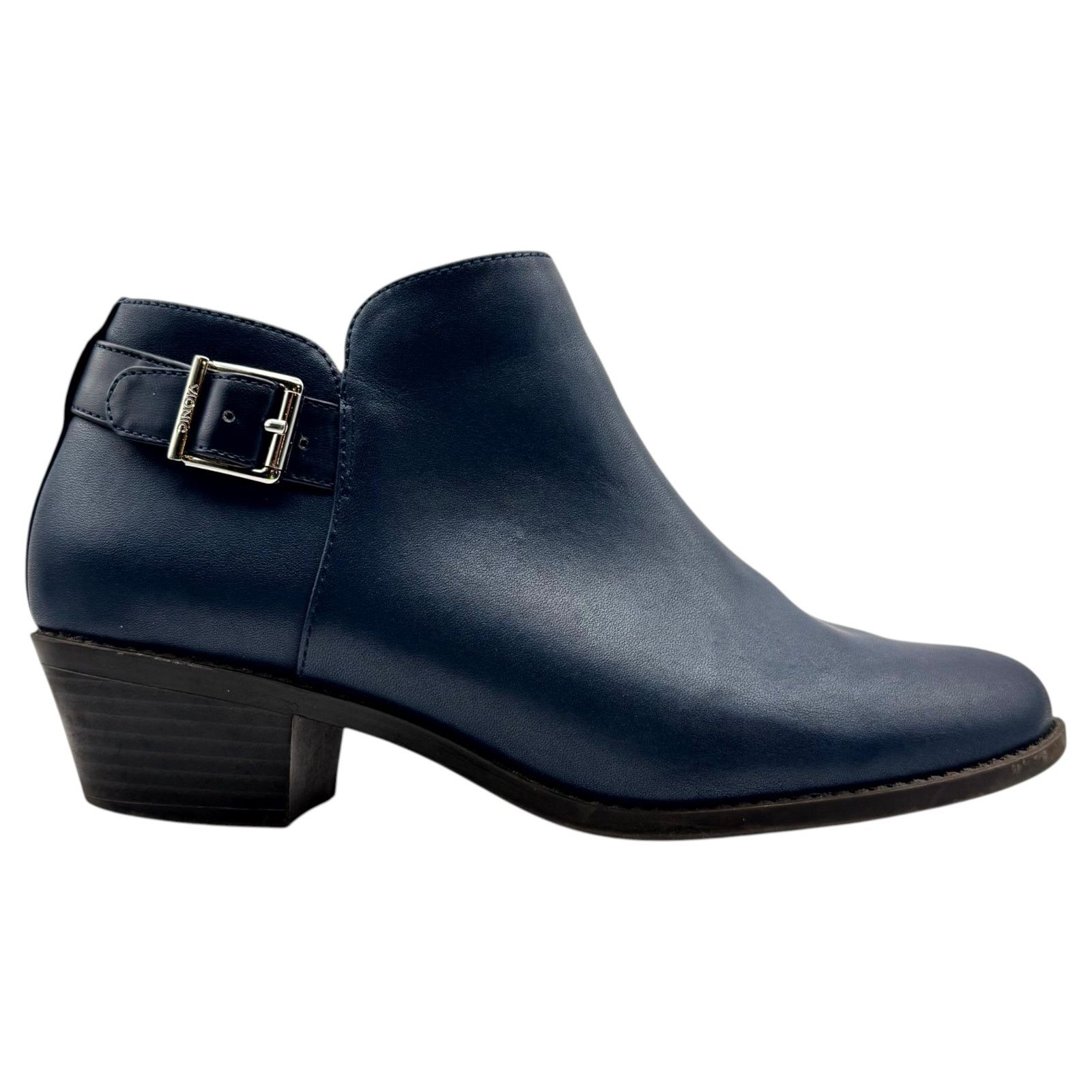 Vionic Vionic Millie Ankle Boot Leather Orthaheel Comfort Navy 8W Size US 8 / IT 38 - 1 Thumbnail