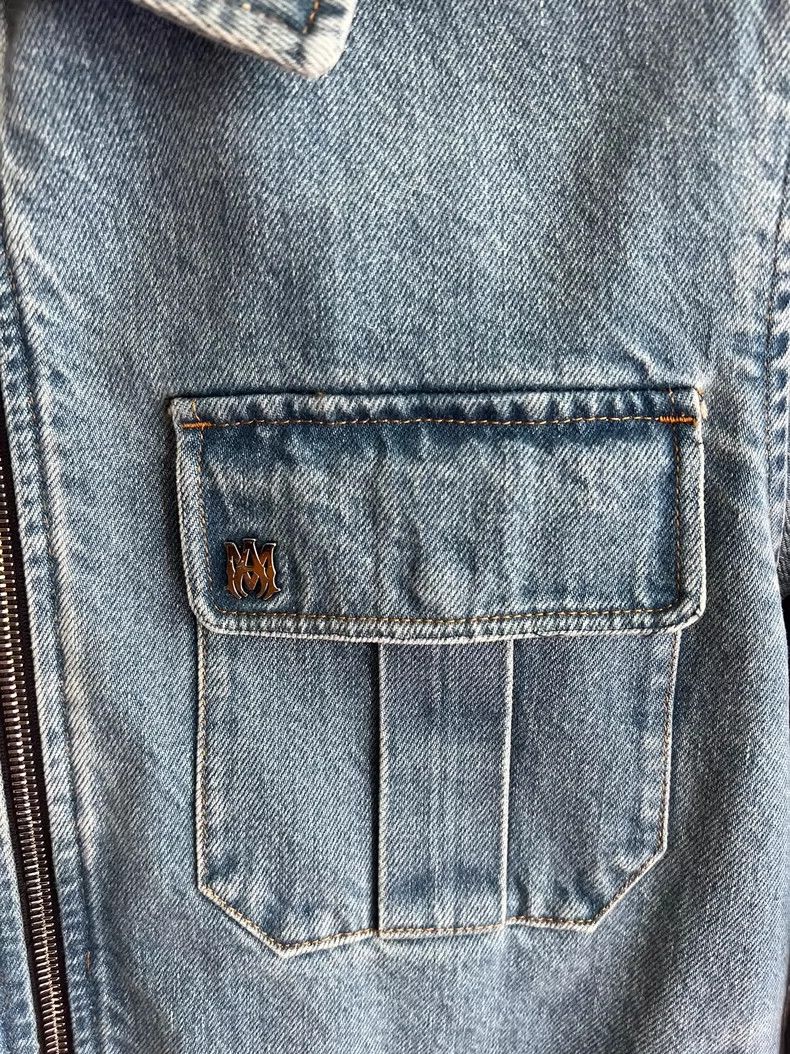 Amiri Amiri double pocket button denim jacket Size US S / EU 44-46 / 1 - 2 Thumbnail