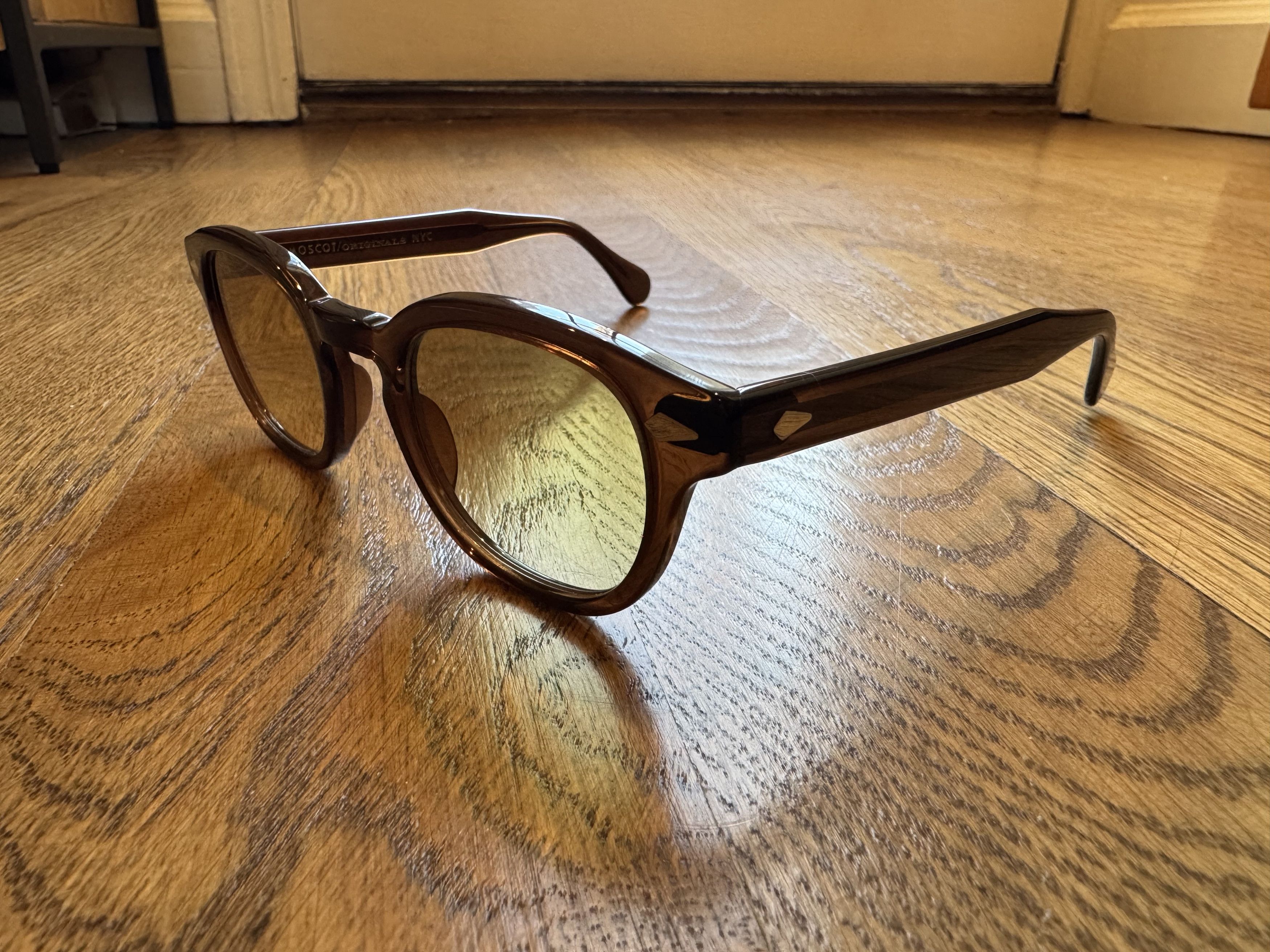 Moscot Moscot Lemtosh Monochrome Brown Sunglasses 46 mm (Average) Size ONE SIZE - 6 Thumbnail