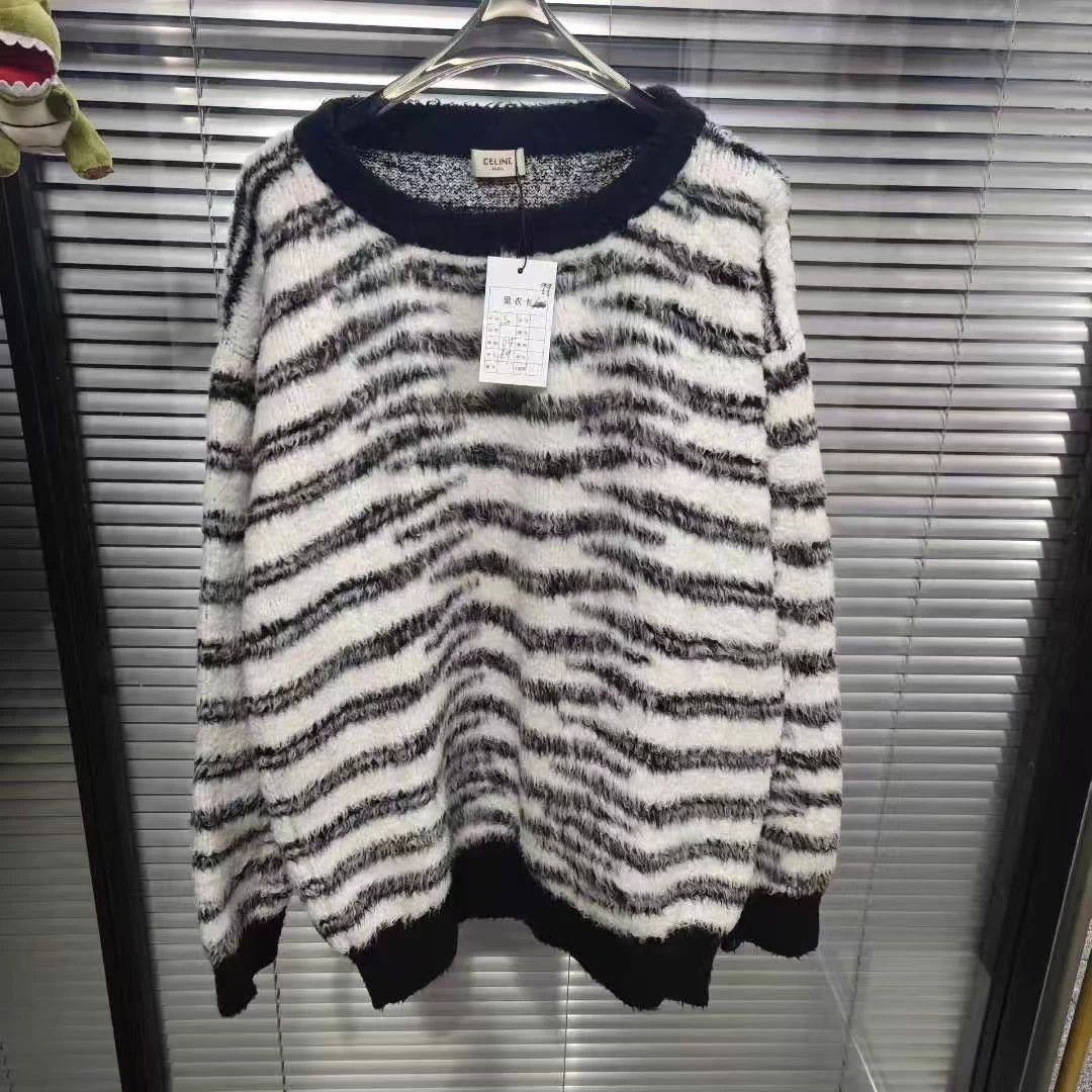Celine Celine Stripe Wool Sweater Size S New Size S / US 4 / IT 40 - 1 Thumbnail