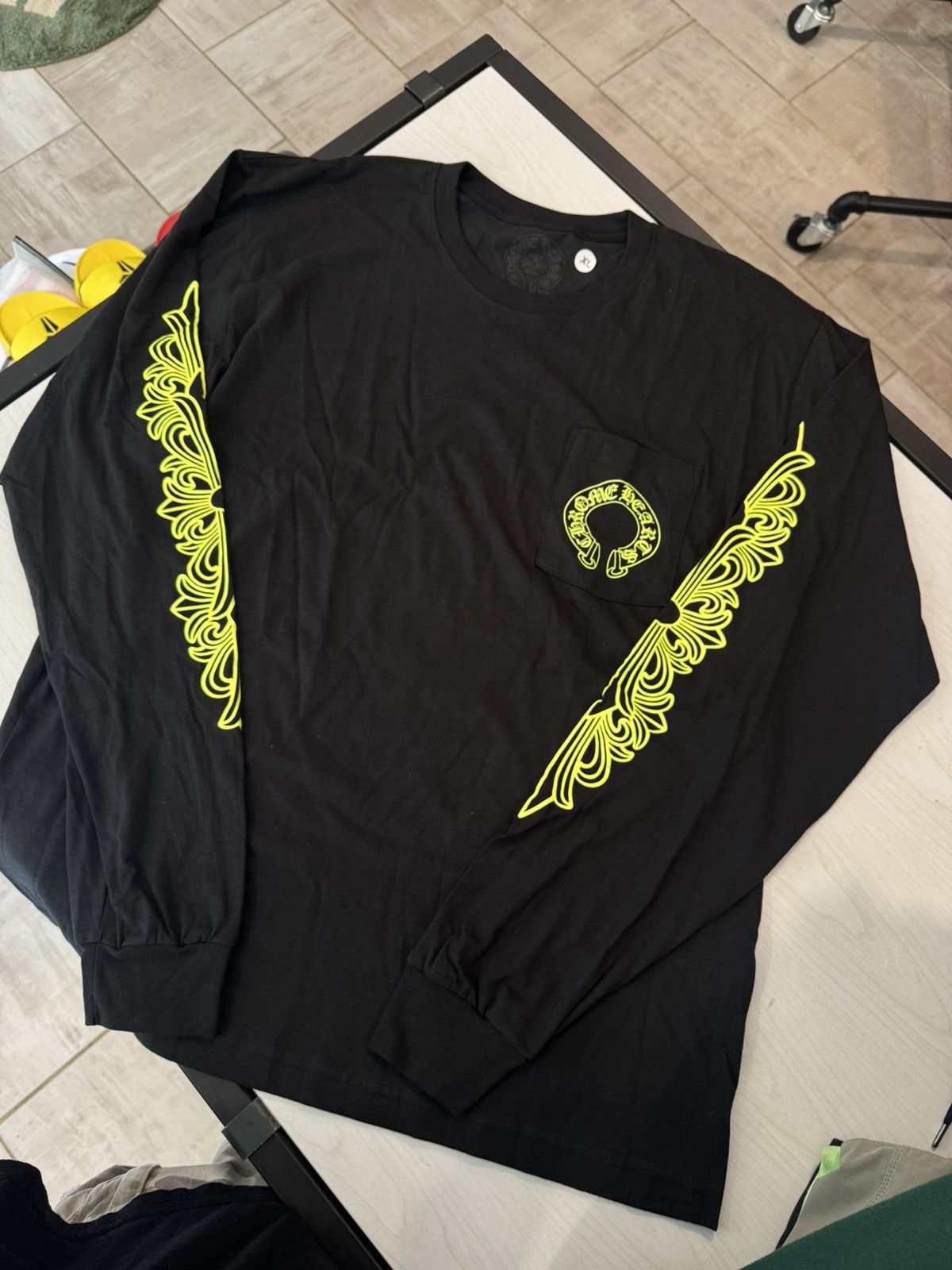 Chrome Hearts Floral Pocket Logo Long Sleeve
