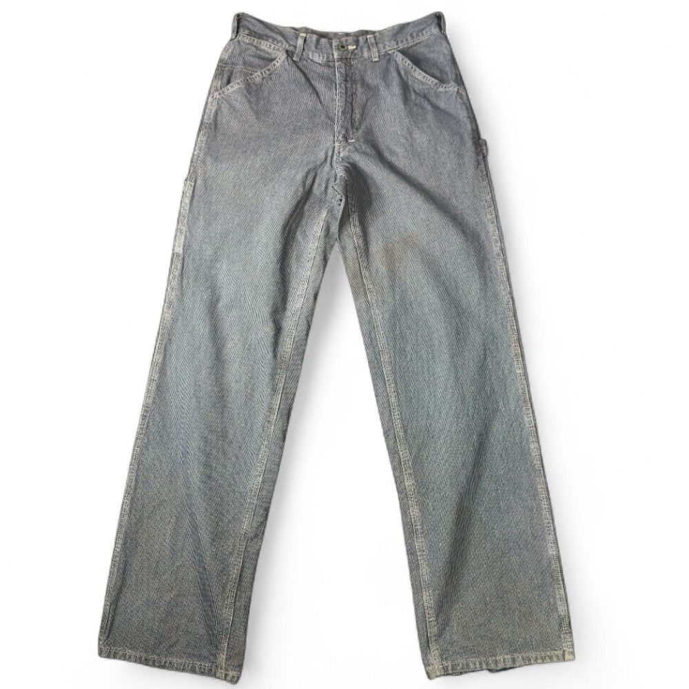 Japanese Brand Vintage 90s Blue Way Carpenter Pants y2k Style Size US 32 / EU 48 - 1 Thumbnail