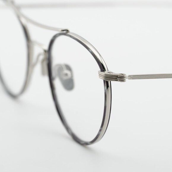 Maui Jim Maui Jim MJO 2419 17A Eyeglasses Silver 48mm Round Frame Size ONE SIZE - 6 Thumbnail