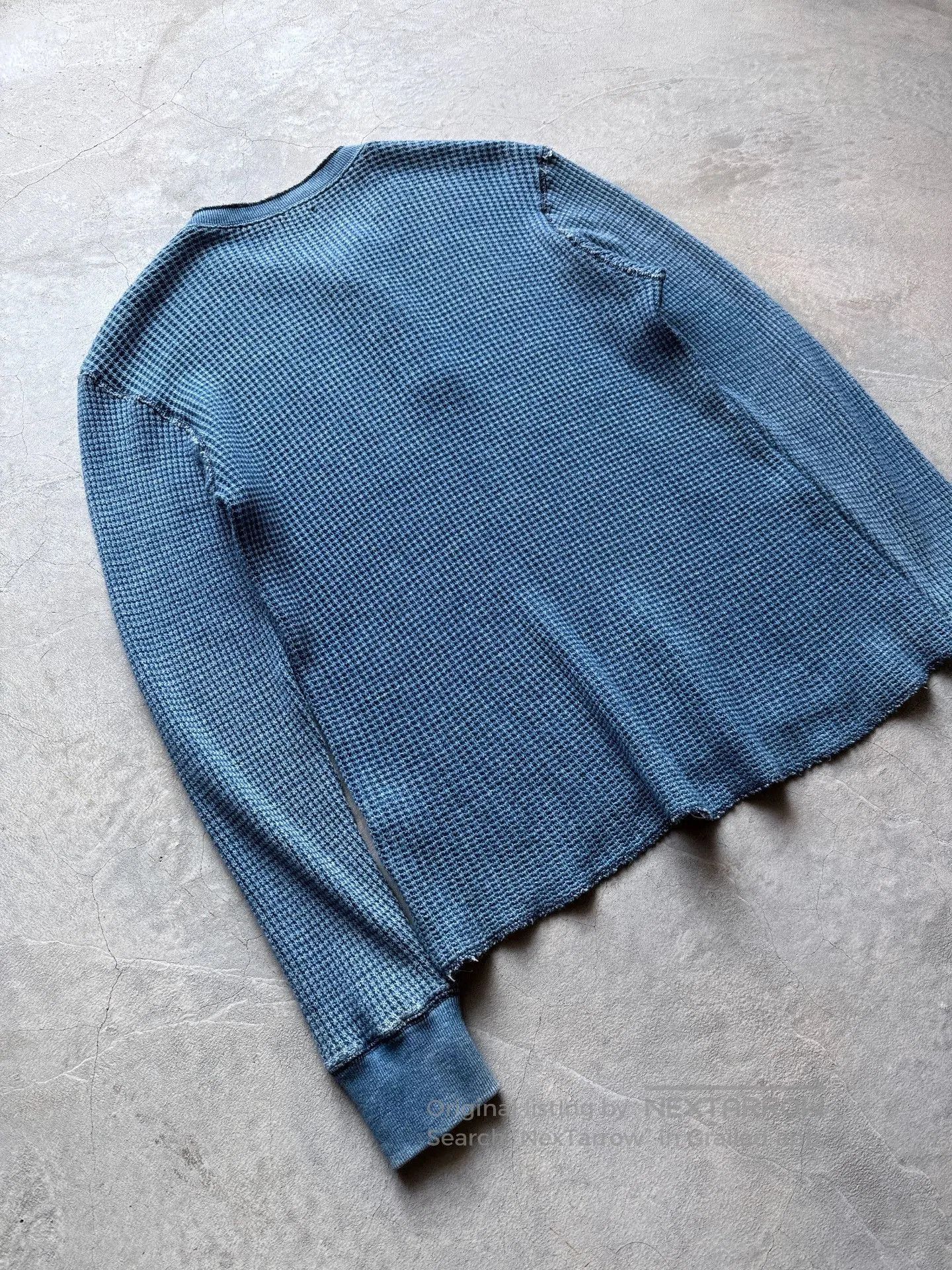 Vintage Vintage 90s Indigo Waffle. Size US L / EU 52-54 / 3 - 8 Thumbnail