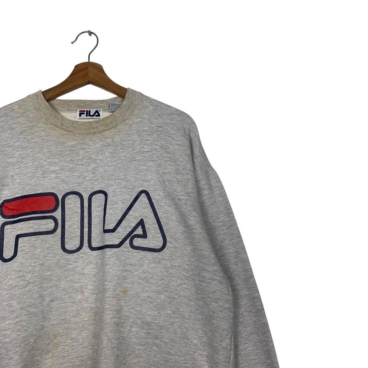 Fila Vintage Fila Big Logo Sweatshirt Made In USA Size US M / EU 48-50 / 2 - 5 Thumbnail