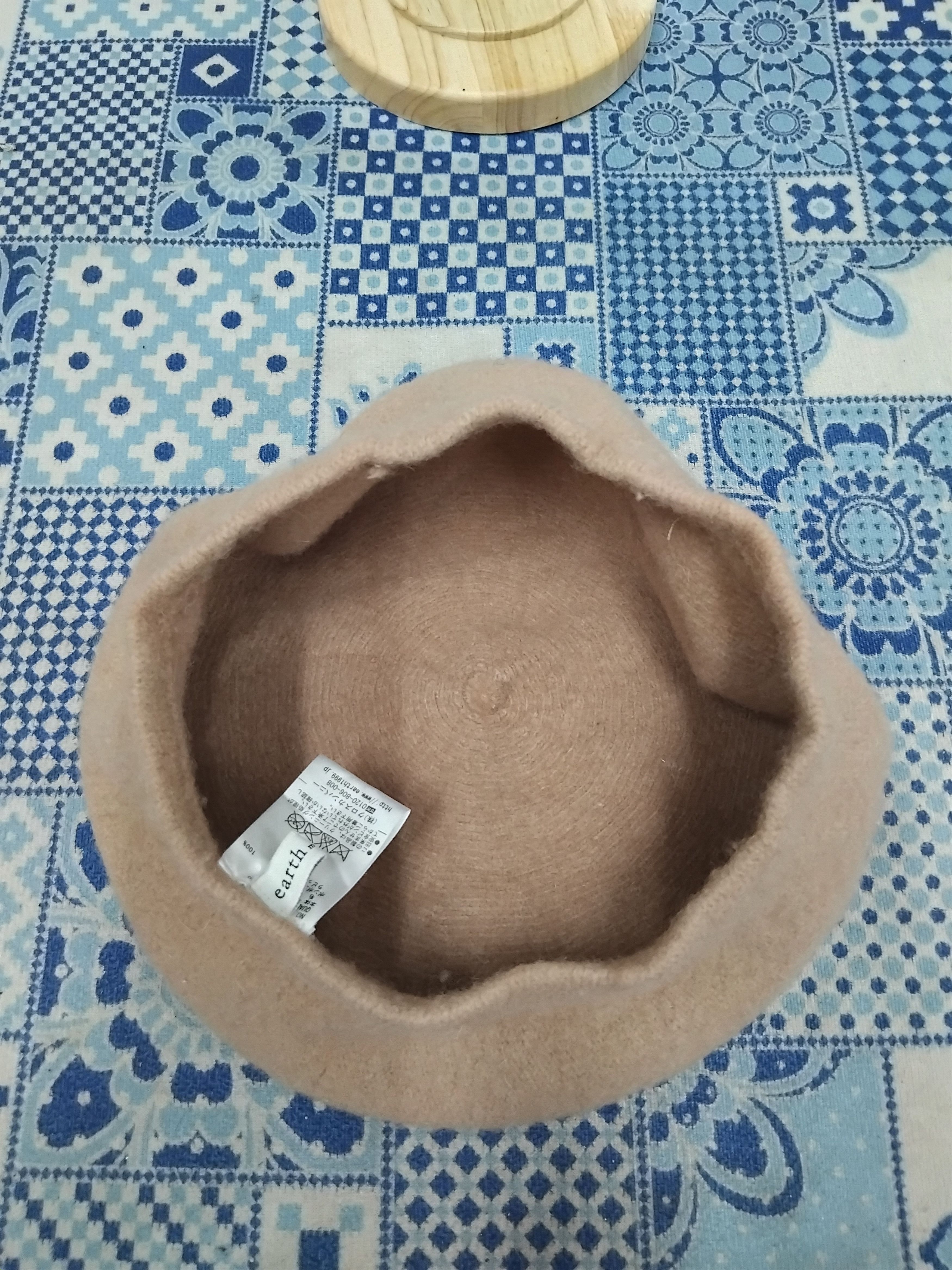 Japanese Brand Earth music & ecology peach hat Size ONE SIZE - 5 Thumbnail
