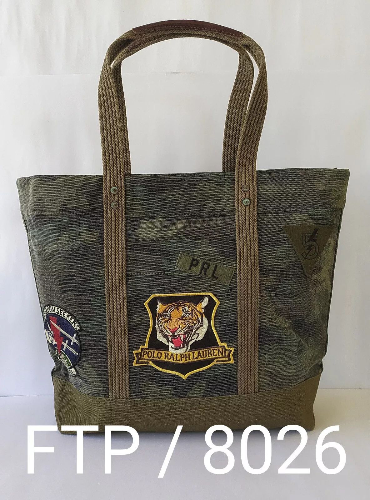 Polo Ralph Lauren Polo Ralph Lauren Canvas Camo Tote IFD 8026 Size ONE SIZE - 13 Thumbnail