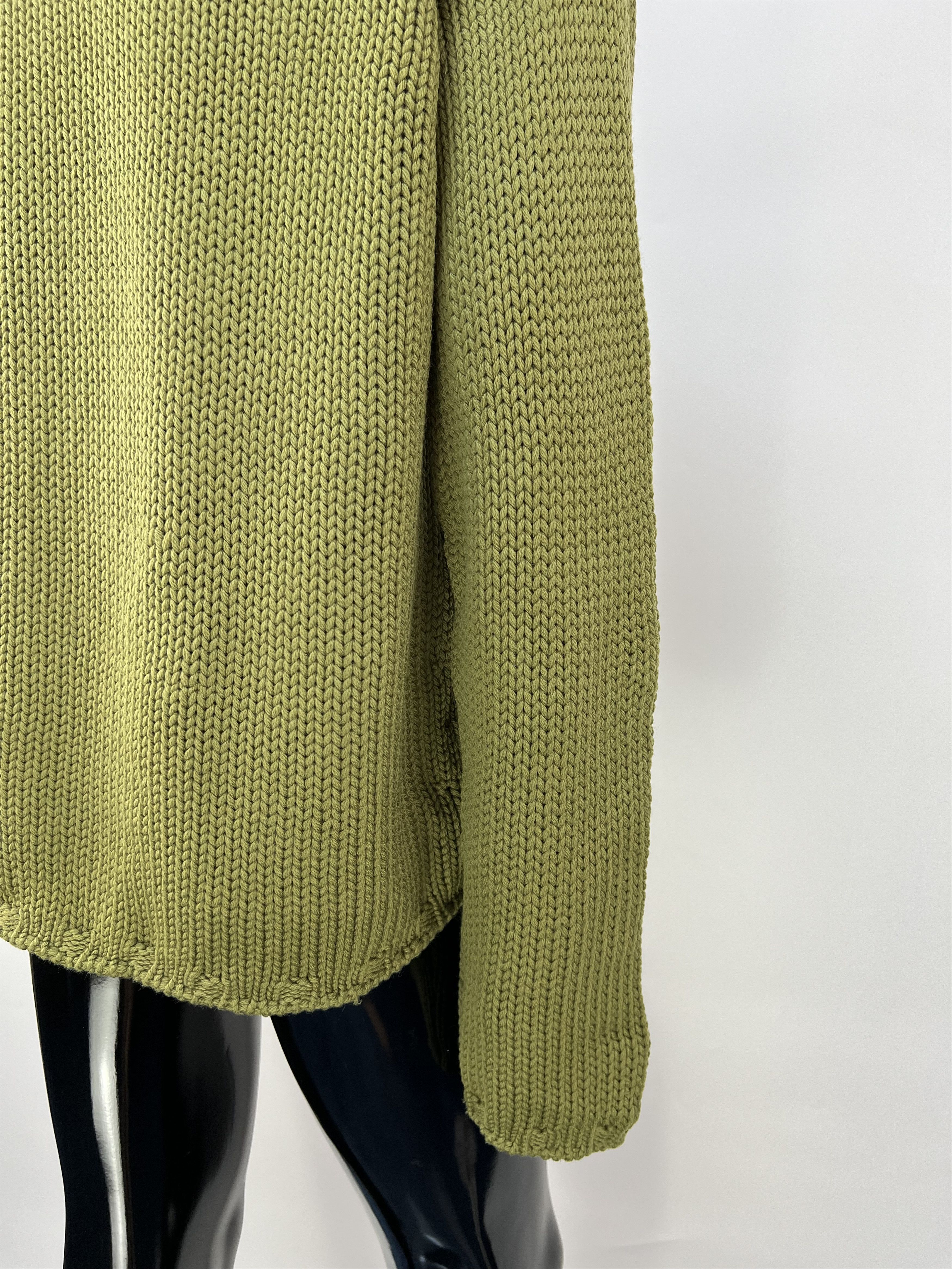 Cruciani Cruciani 100% Wool Knitted Turtleneck Sweater Size IT 44 Size M / US 6-8 / IT 42-44 - 10 Thumbnail
