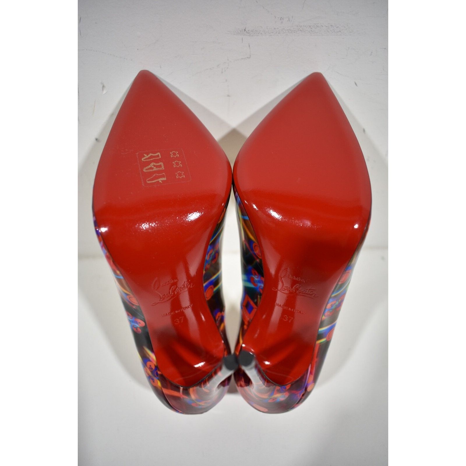 Christian Louboutin So Kate 120 Patent Discolaser Red Stiletto Heel Pump 37 Size US 7 / IT 37 - 12 Thumbnail